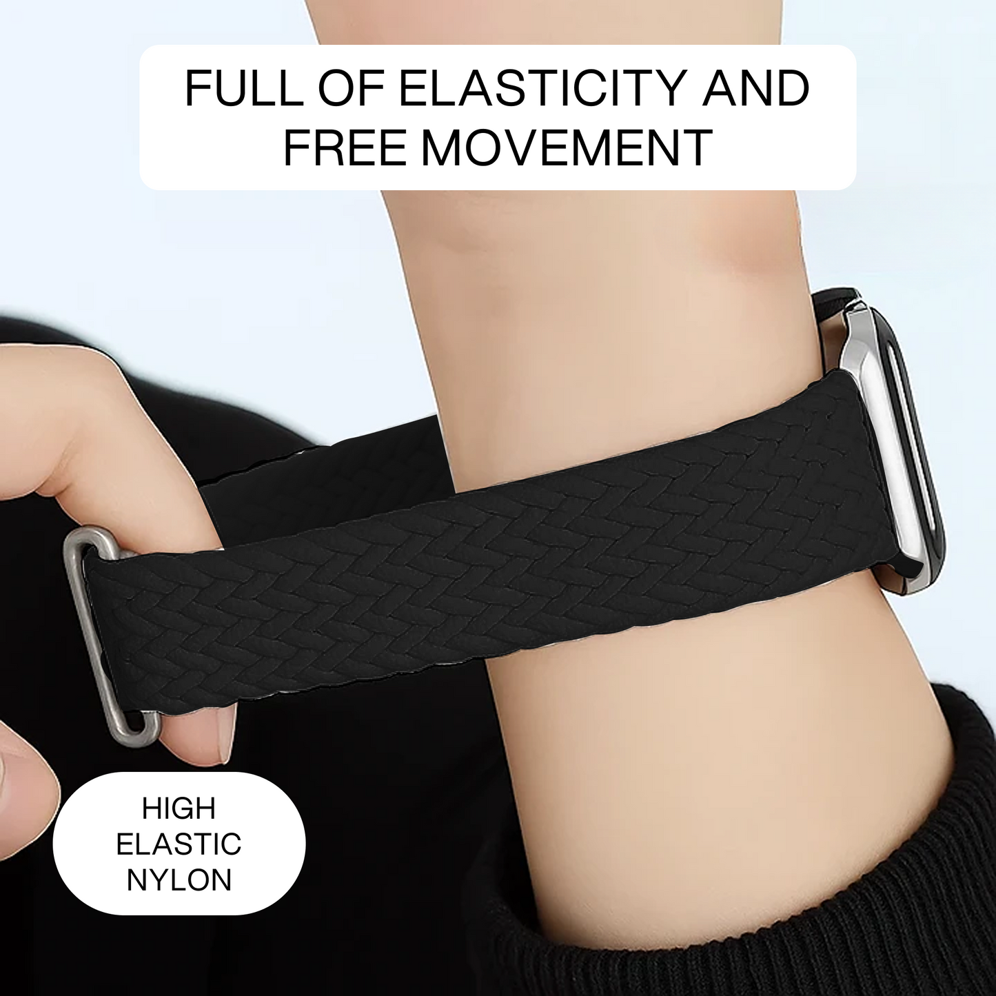 Necesories® Braided Buckle Loop Nylon Strap for Iwatch