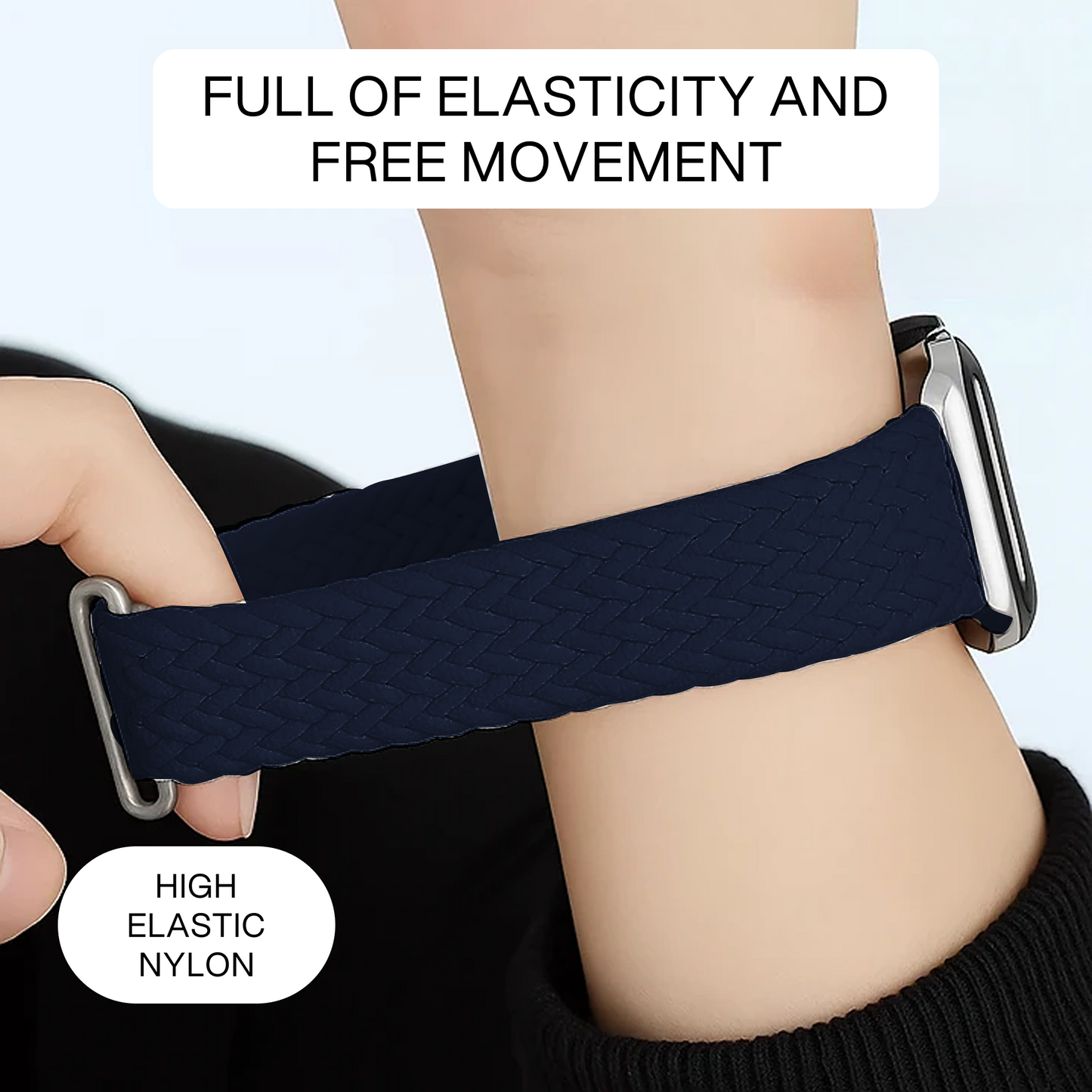 Necesories® Braided Buckle Loop Nylon Strap for Iwatch