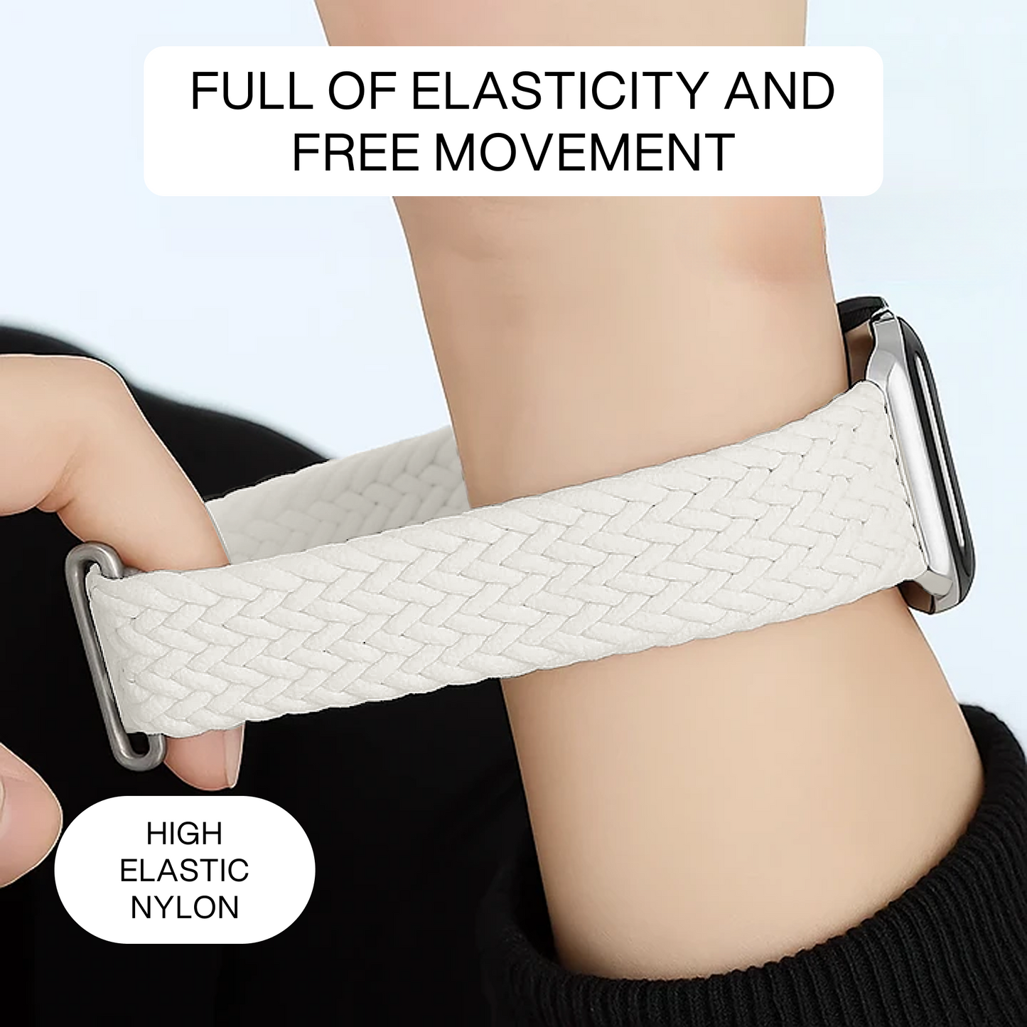 Necesories® Braided Buckle Loop Nylon Strap for Iwatch