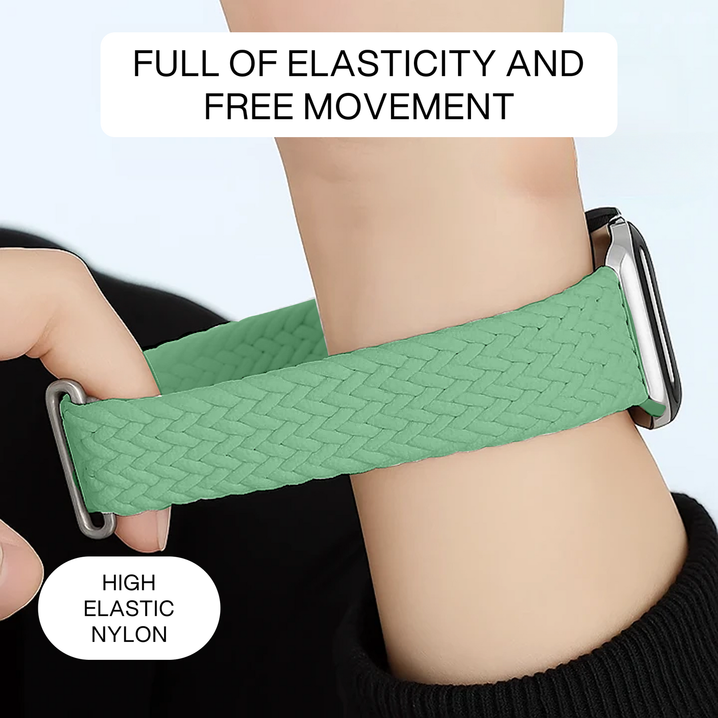 Necesories® Braided Buckle Loop Nylon Strap for Iwatch