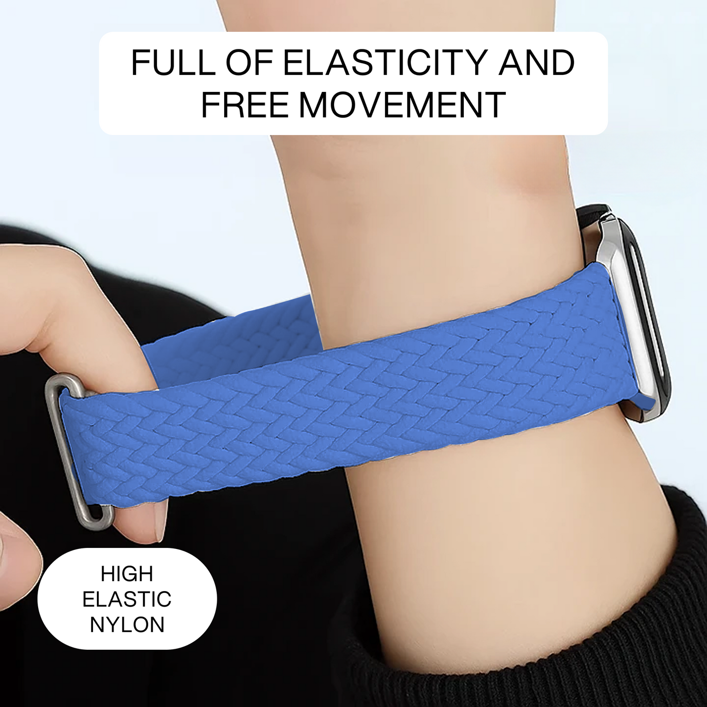 Necesories® Braided Buckle Loop Nylon Strap for Iwatch