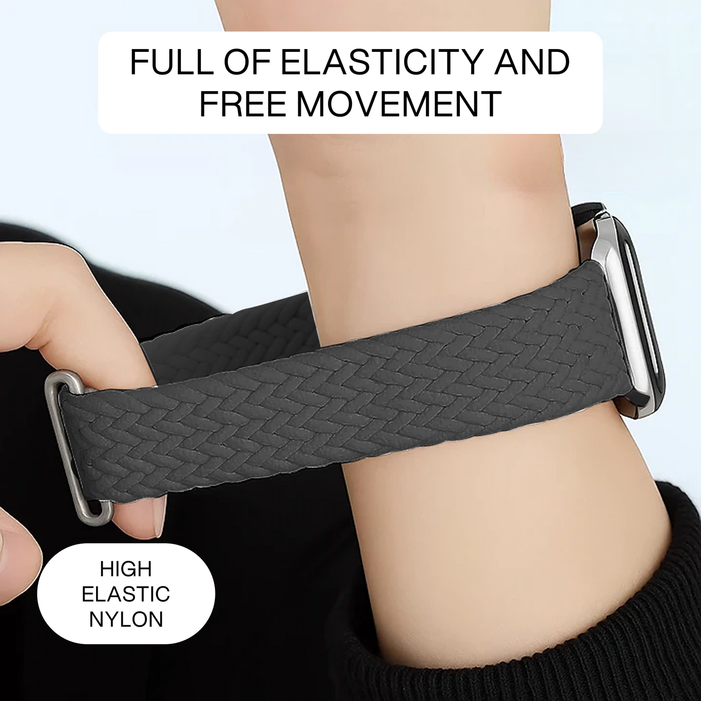 Necesories® Braided Buckle Loop Nylon Strap for Iwatch
