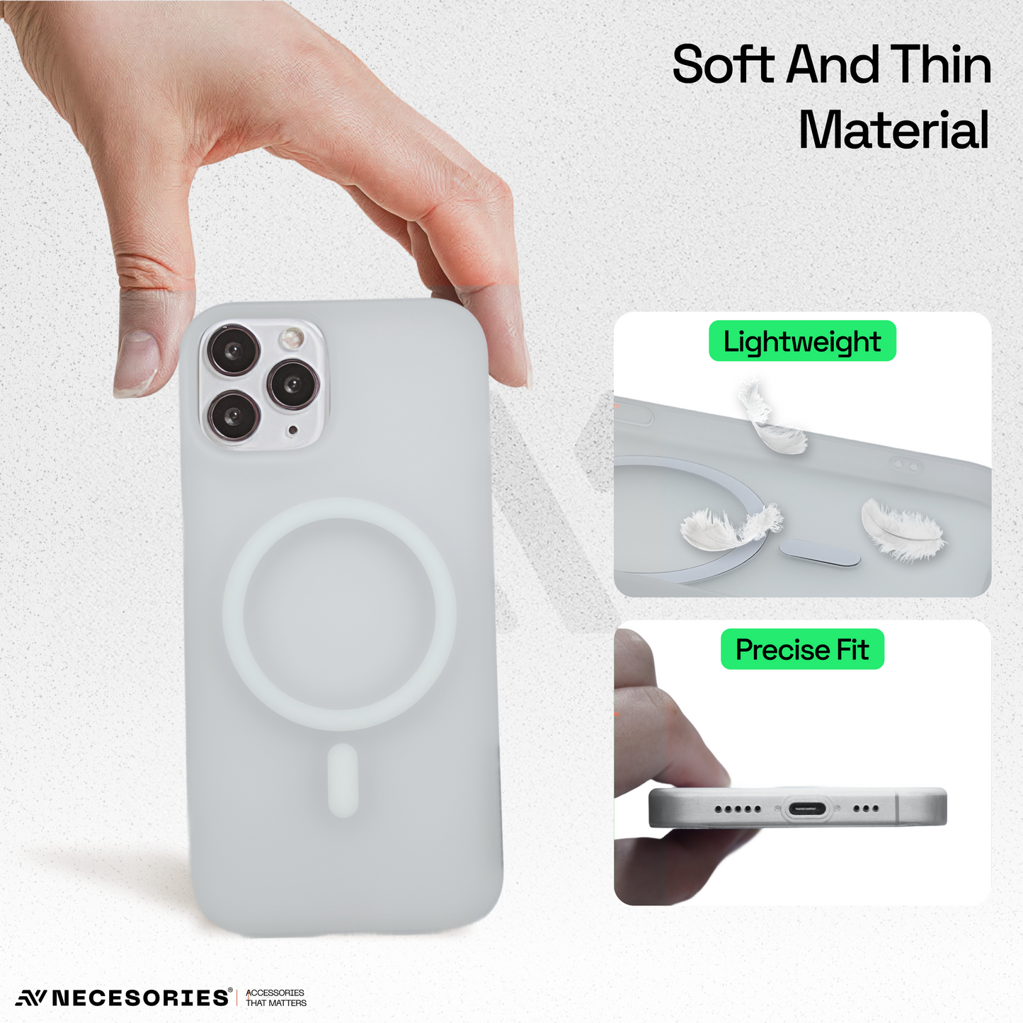 Ultra-Thin 0.3mm Paper Case for iPhone 15