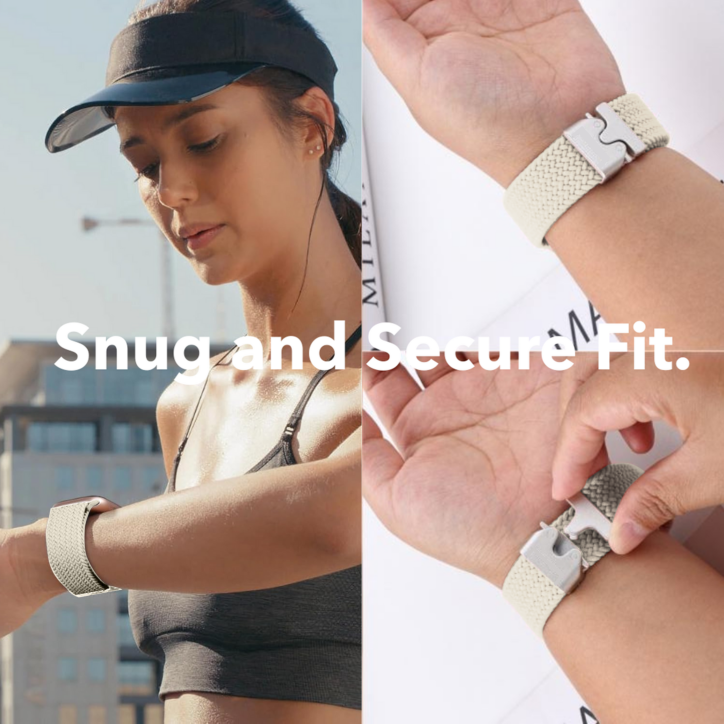 Necesories® Braided Buckle Loop Nylon Strap for Iwatch