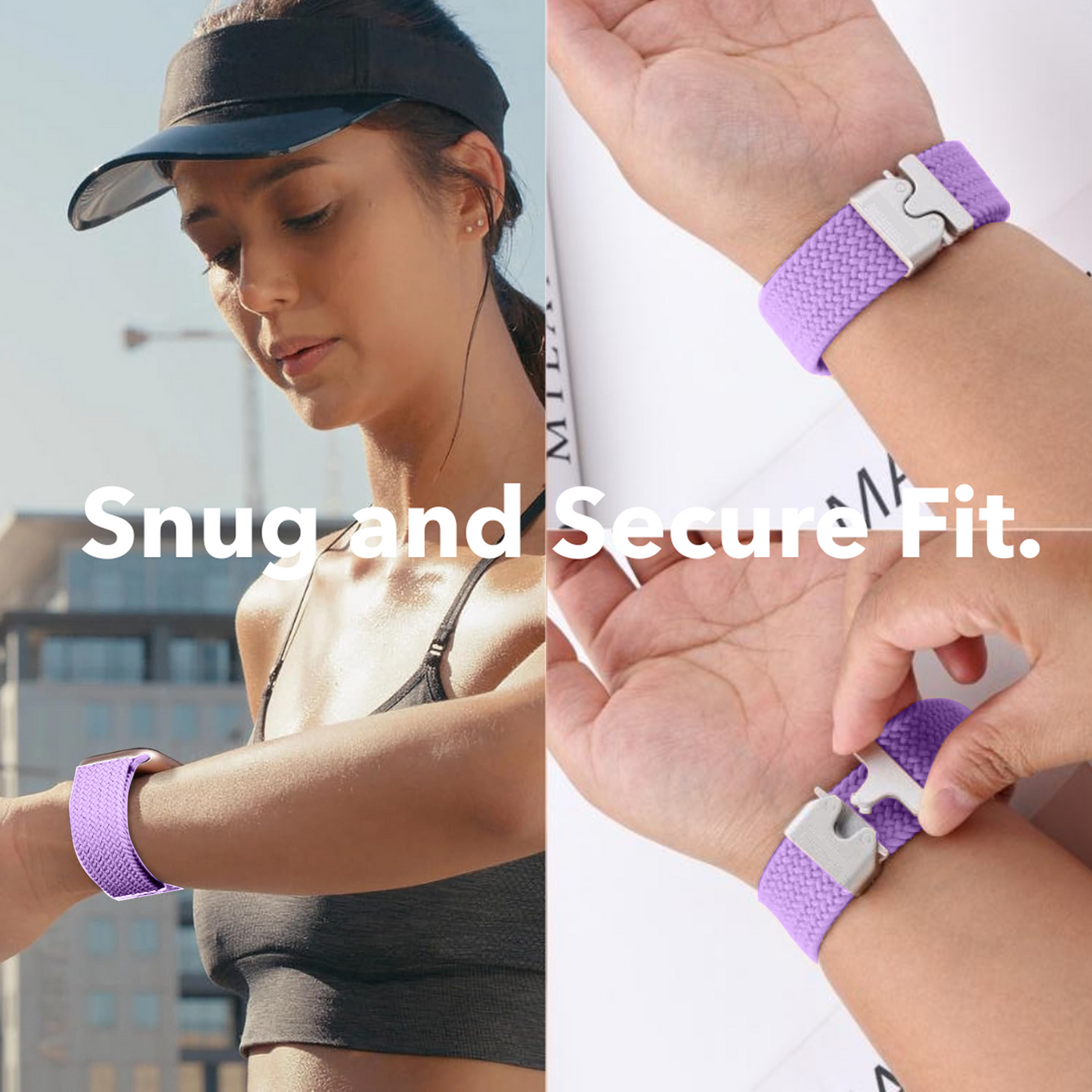 Necesories® Braided Buckle Loop Nylon Strap for Iwatch