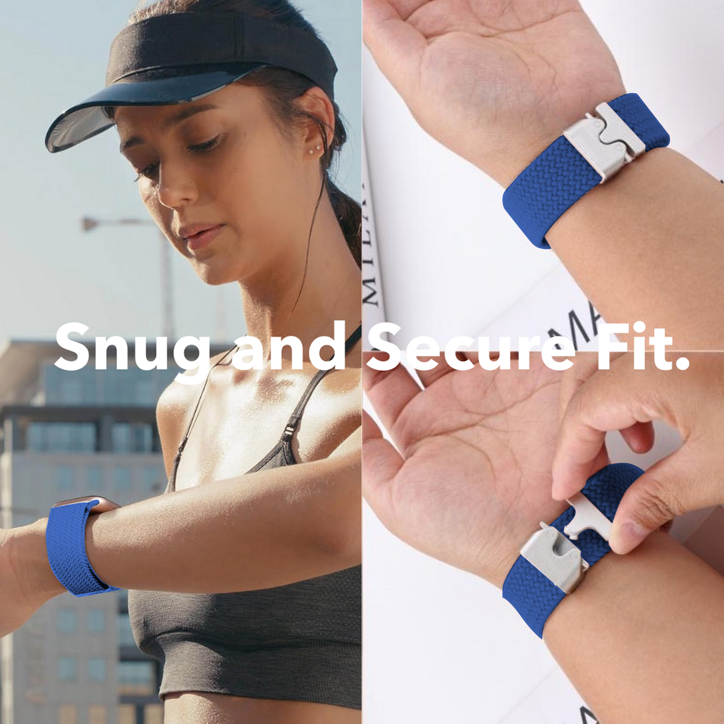 Necesories® Braided Buckle Loop Nylon Strap for Iwatch
