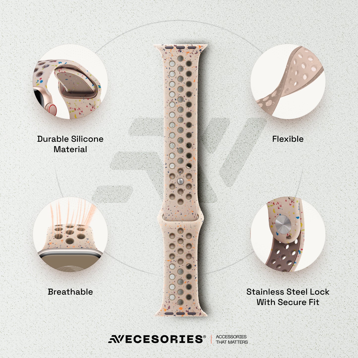 Sport Silicone Strap iWatch Strap