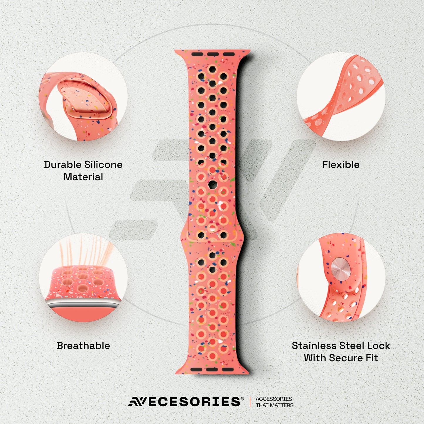 Sport Silicone Strap iWatch Strap