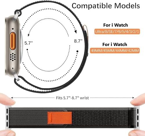 Nylon Weave Pull Tab Iwatch Strap