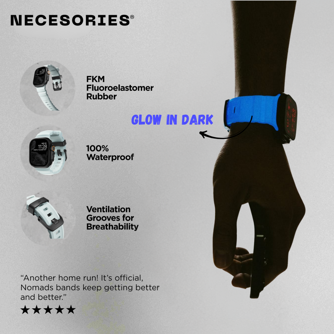 Necesories RockyPoint Silicone Iwatch Strap
