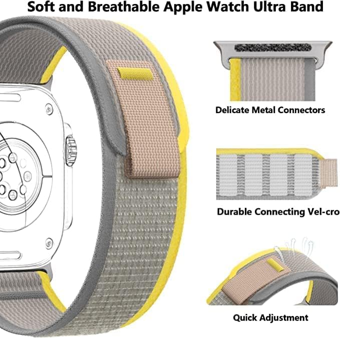 Nylon Weave Pull Tab Iwatch Strap