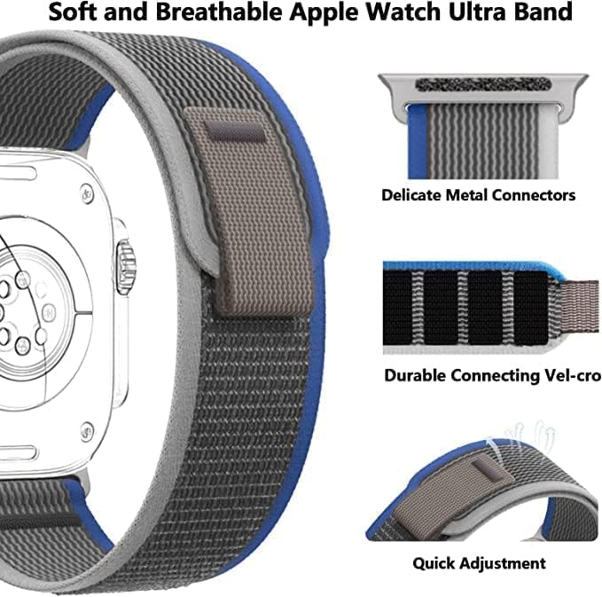 Nylon Weave Pull Tab Iwatch Strap