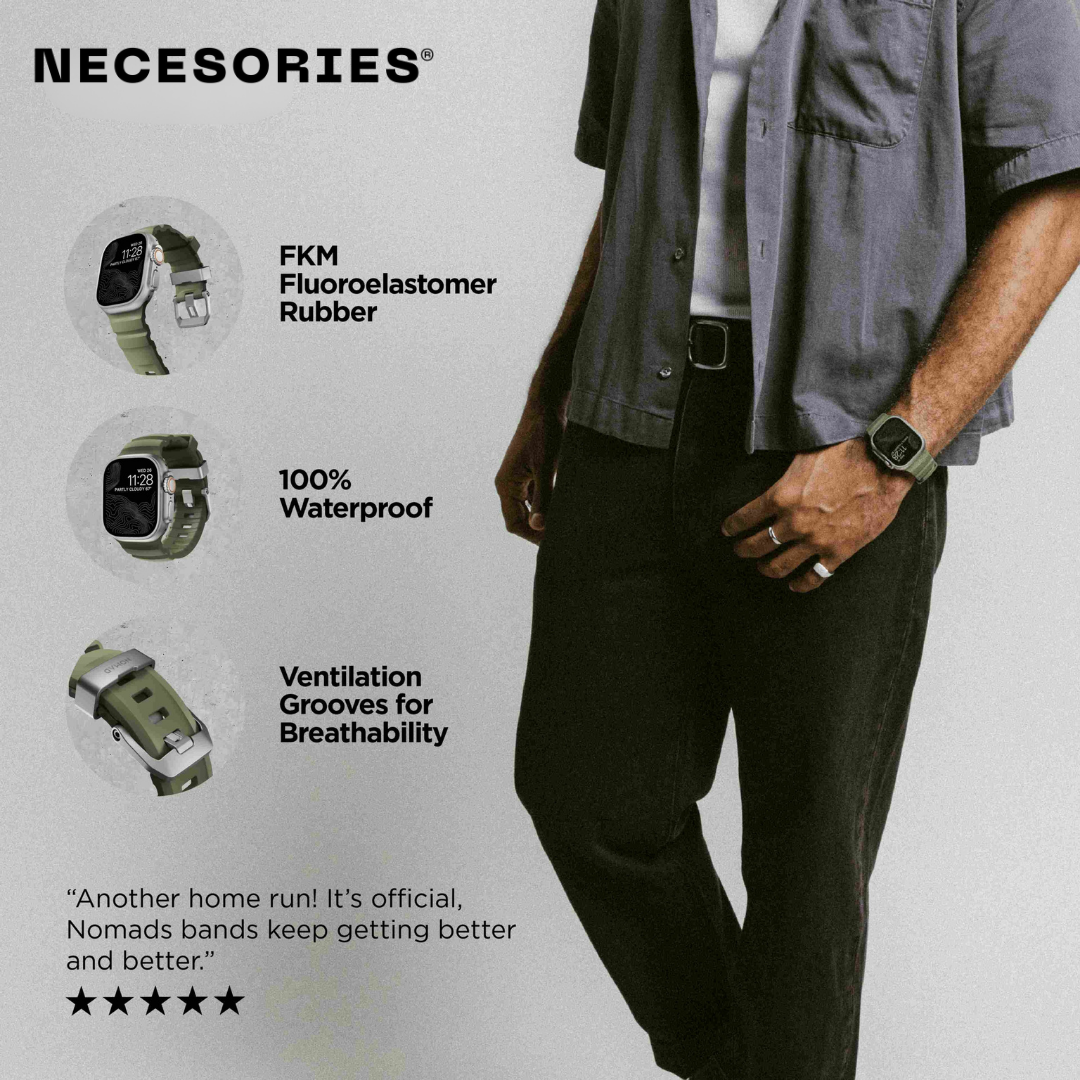 Necesories RockyPoint Silicone Iwatch Strap
