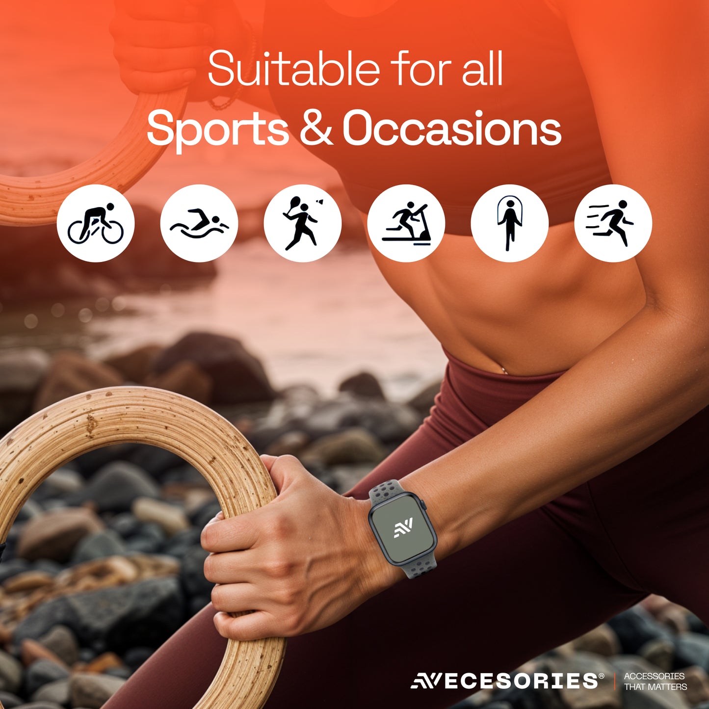 Sport Silicone Strap iWatch Strap