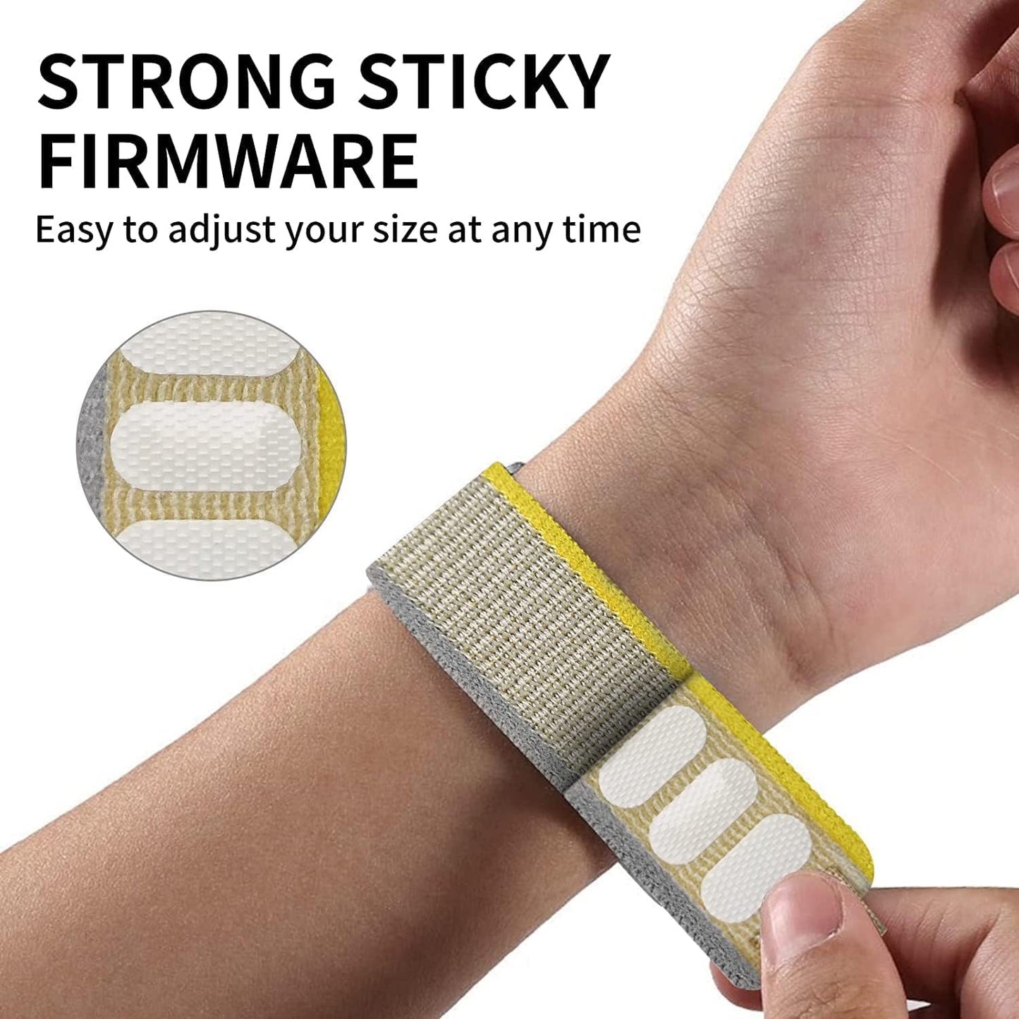 Nylon Weave Pull Tab Iwatch Strap