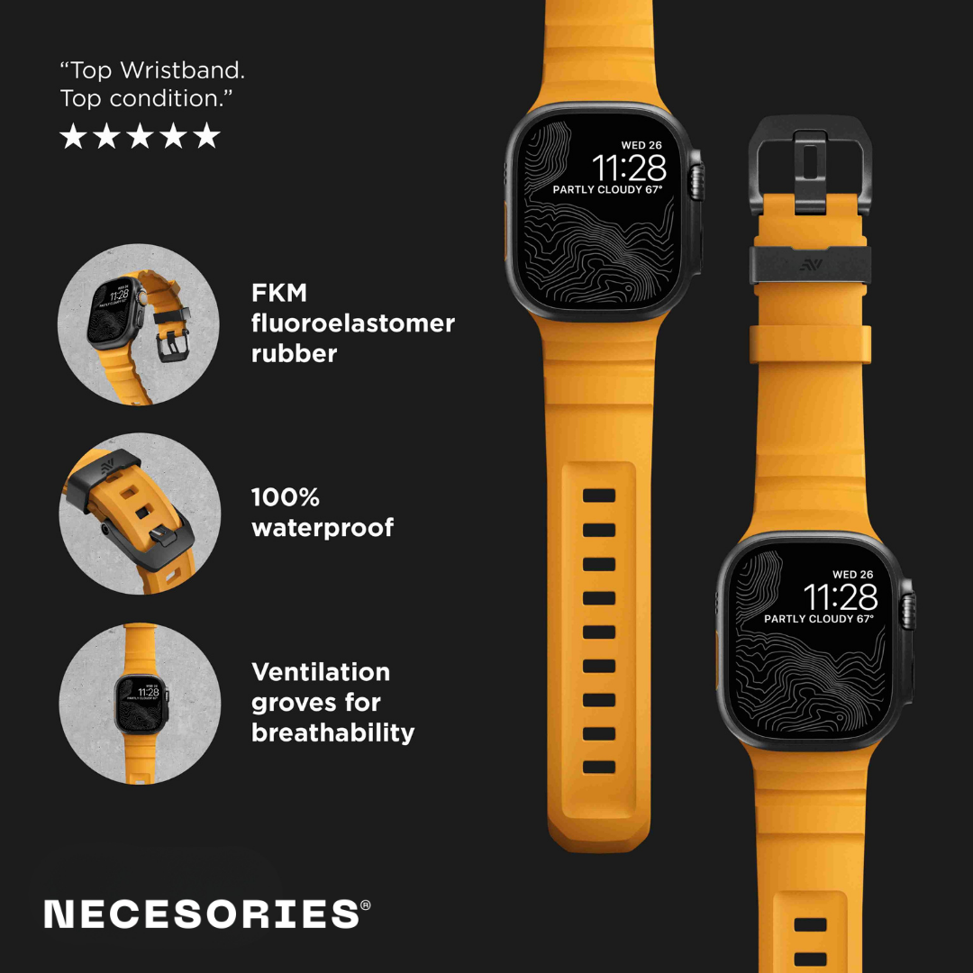Necesories RockyPoint Silicone Iwatch Strap