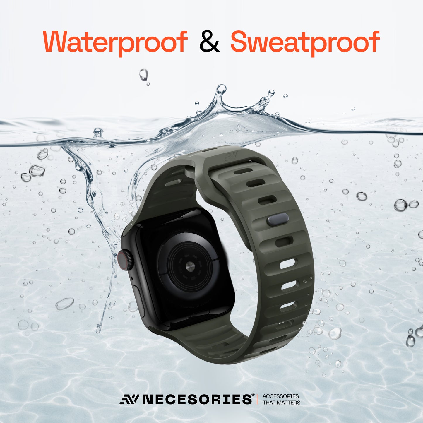Sport Silicon Rugged Armour Strap