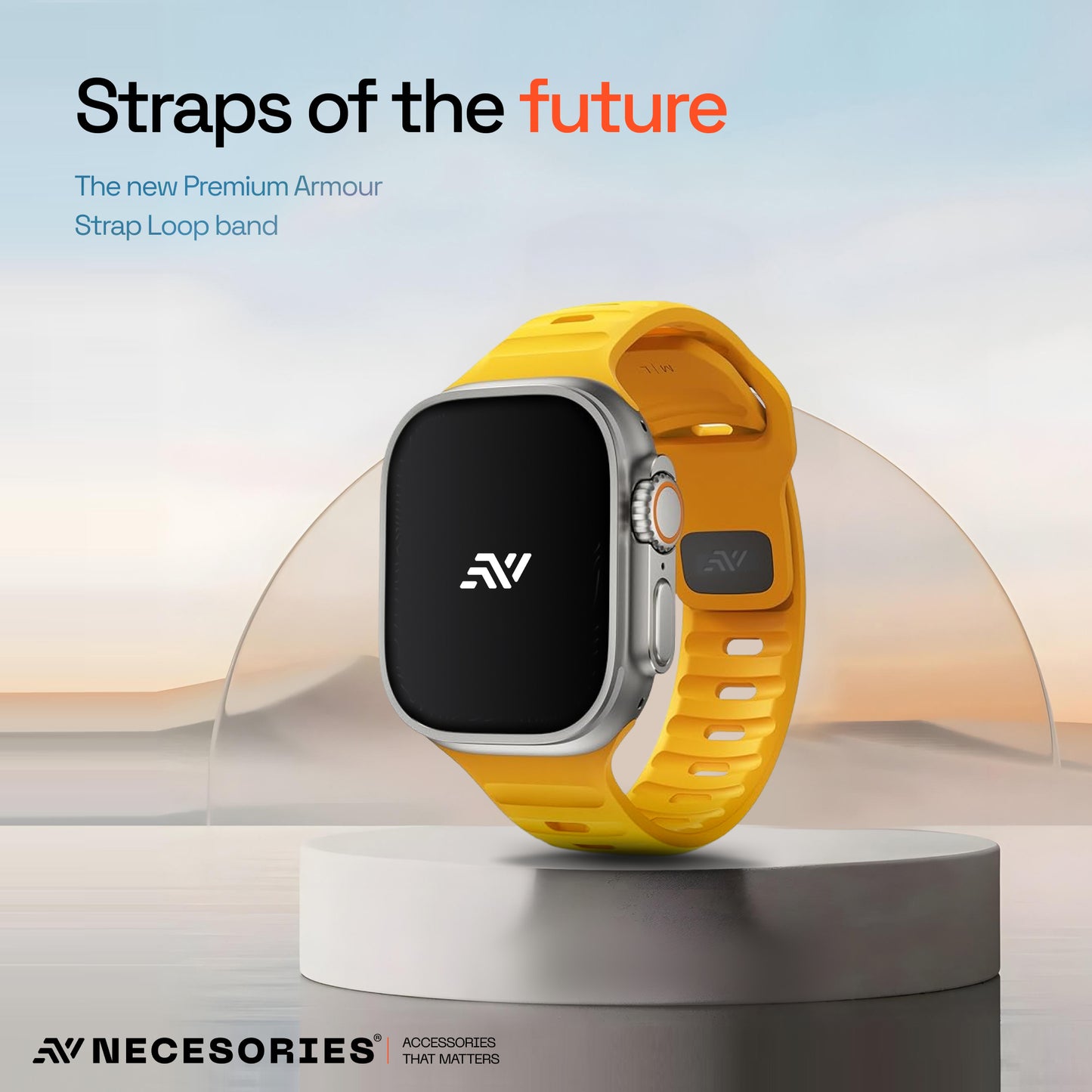Sport Silicon Rugged Armour Strap