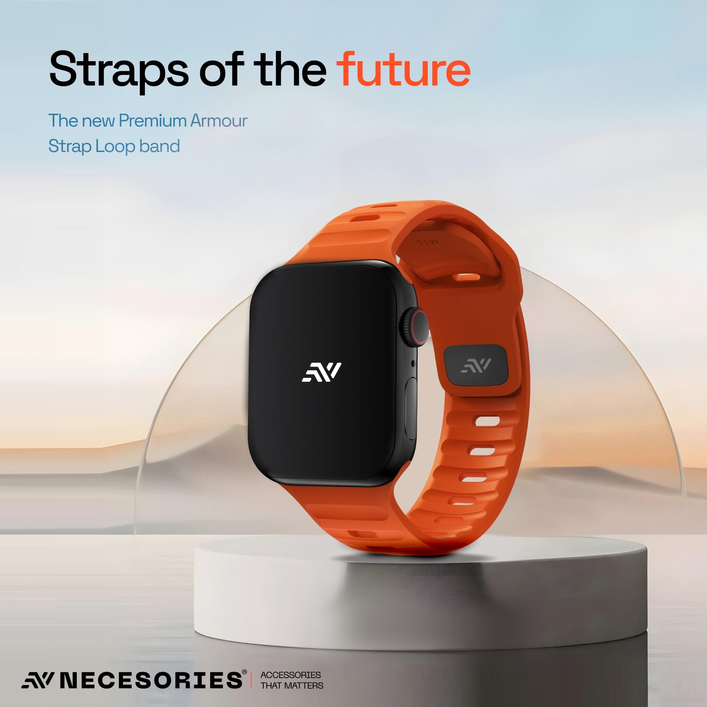 Sport Silicon Rugged Armour Strap