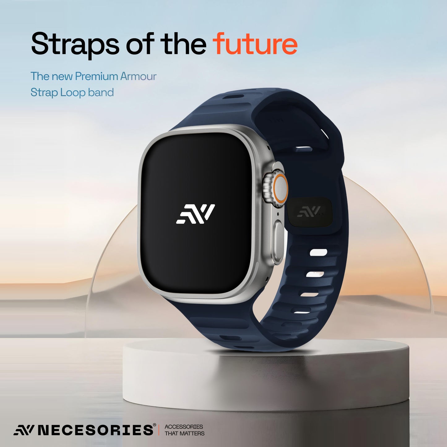 Sport Silicon Rugged Armour Strap