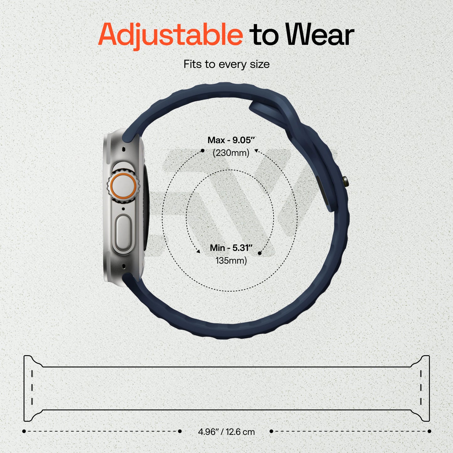 Sport Silicon Rugged Armour Strap