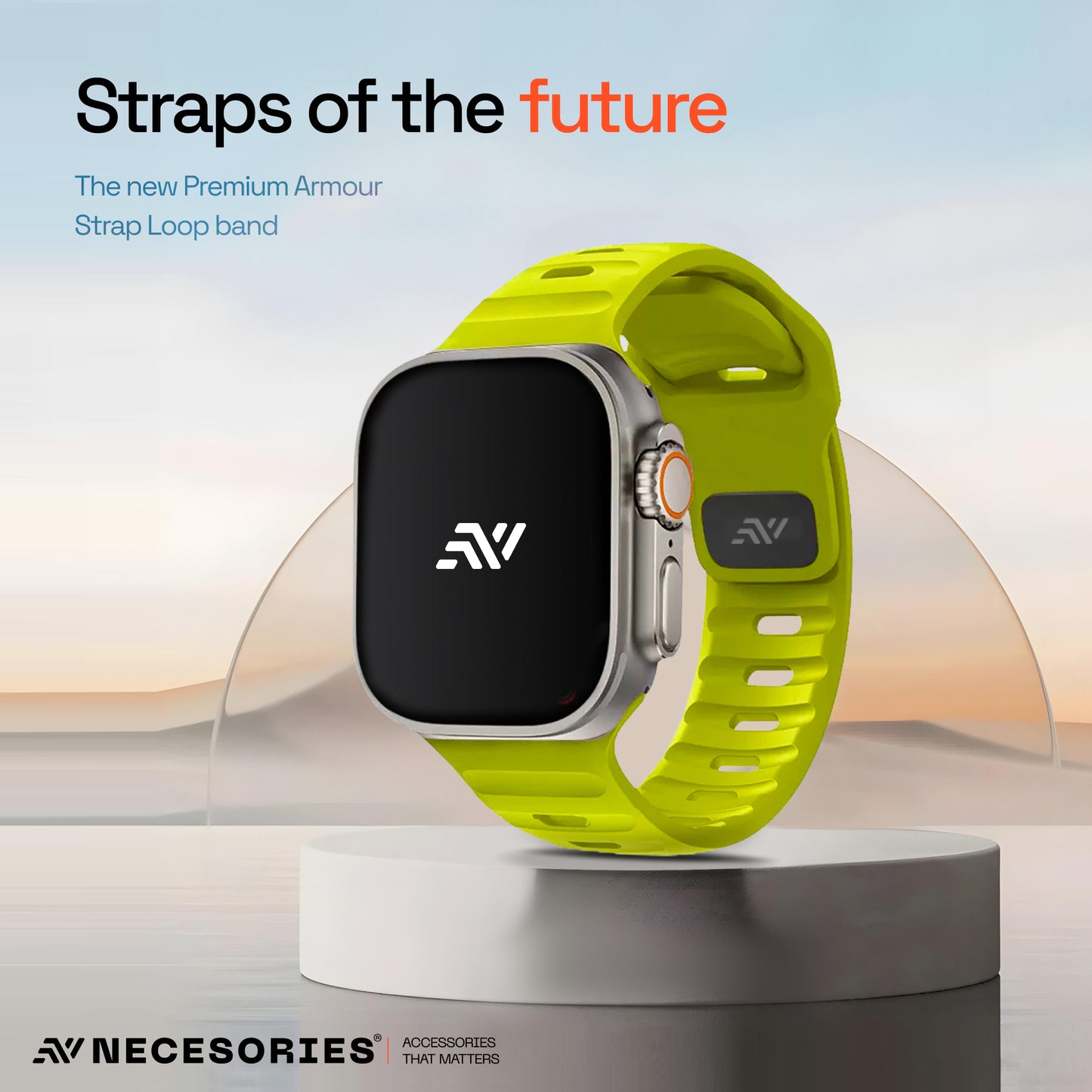 Sport Silicon Rugged Armour Strap