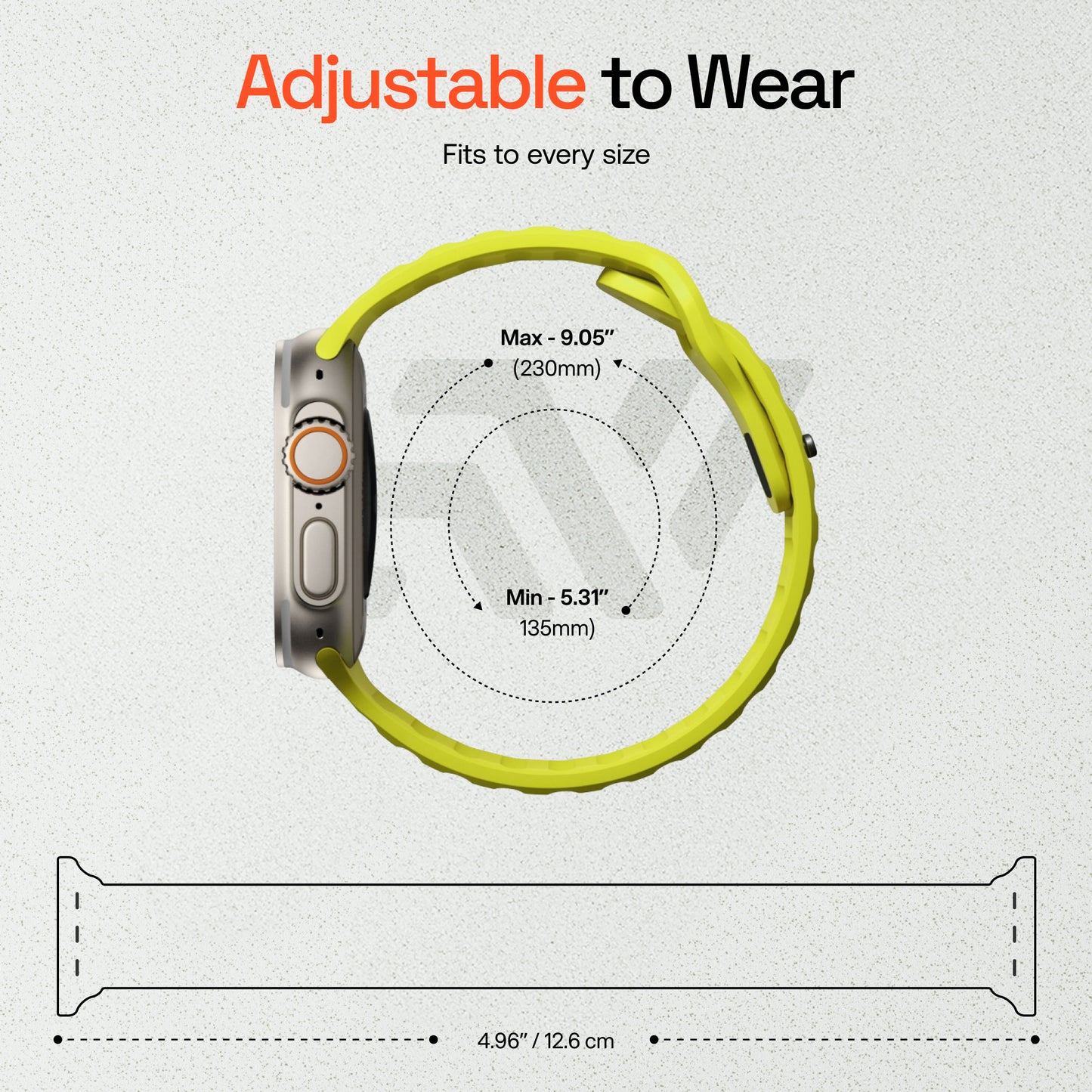 Sport Silicon Rugged Armour Strap
