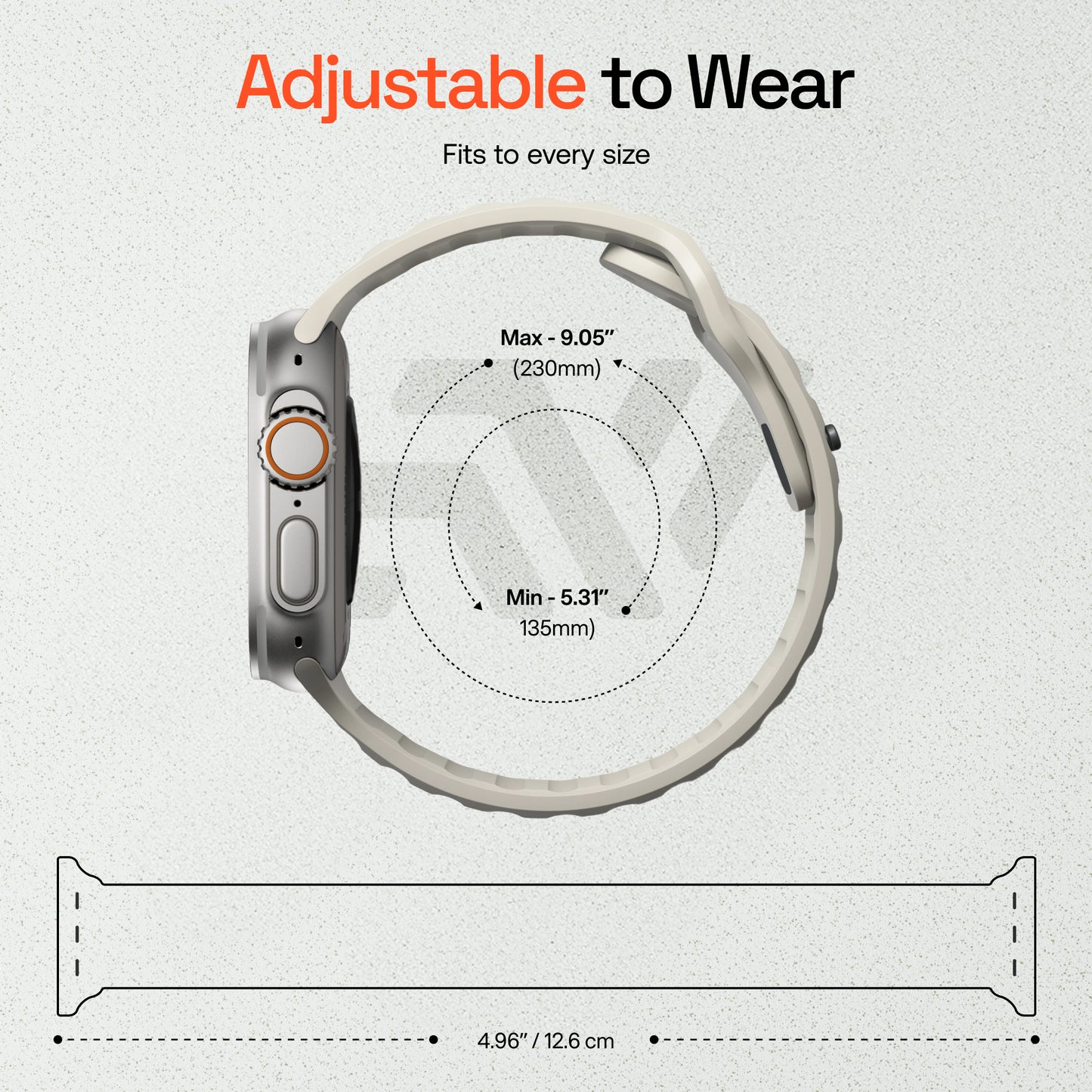 Sport Silicon Rugged Armour Strap