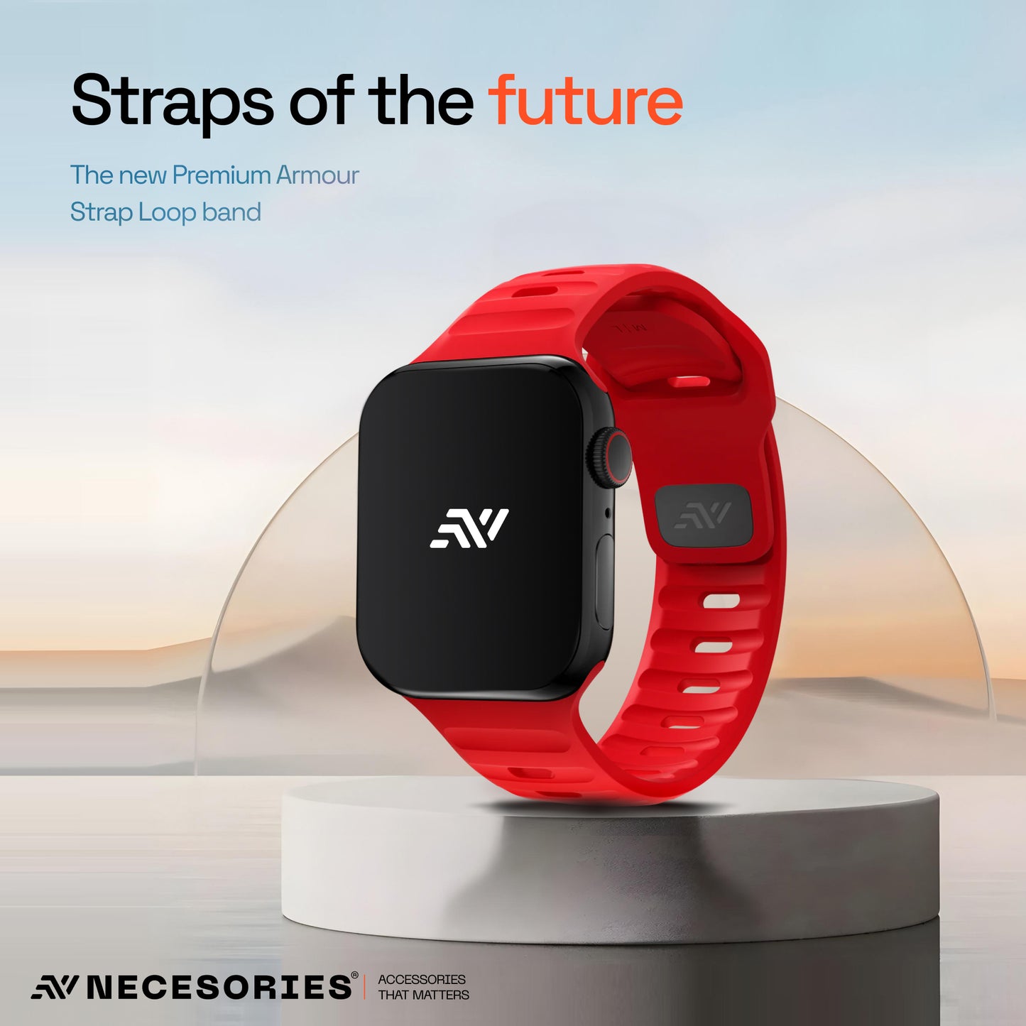 Sport Silicon Rugged Armour Strap