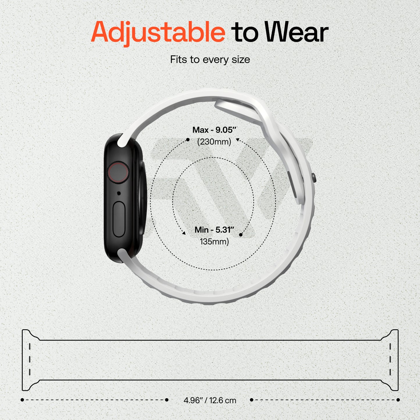 Sport Silicon Rugged Armour Strap