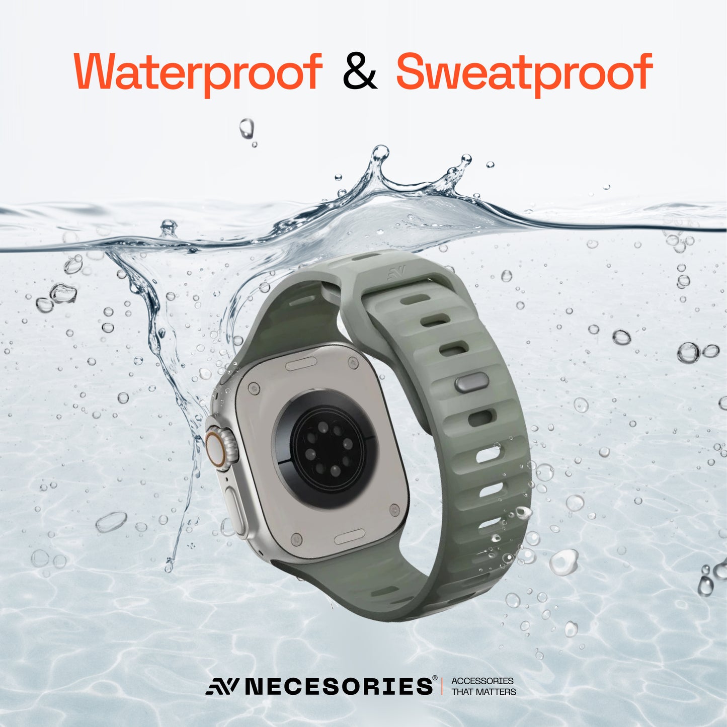 Sport Silicon Rugged Armour Strap