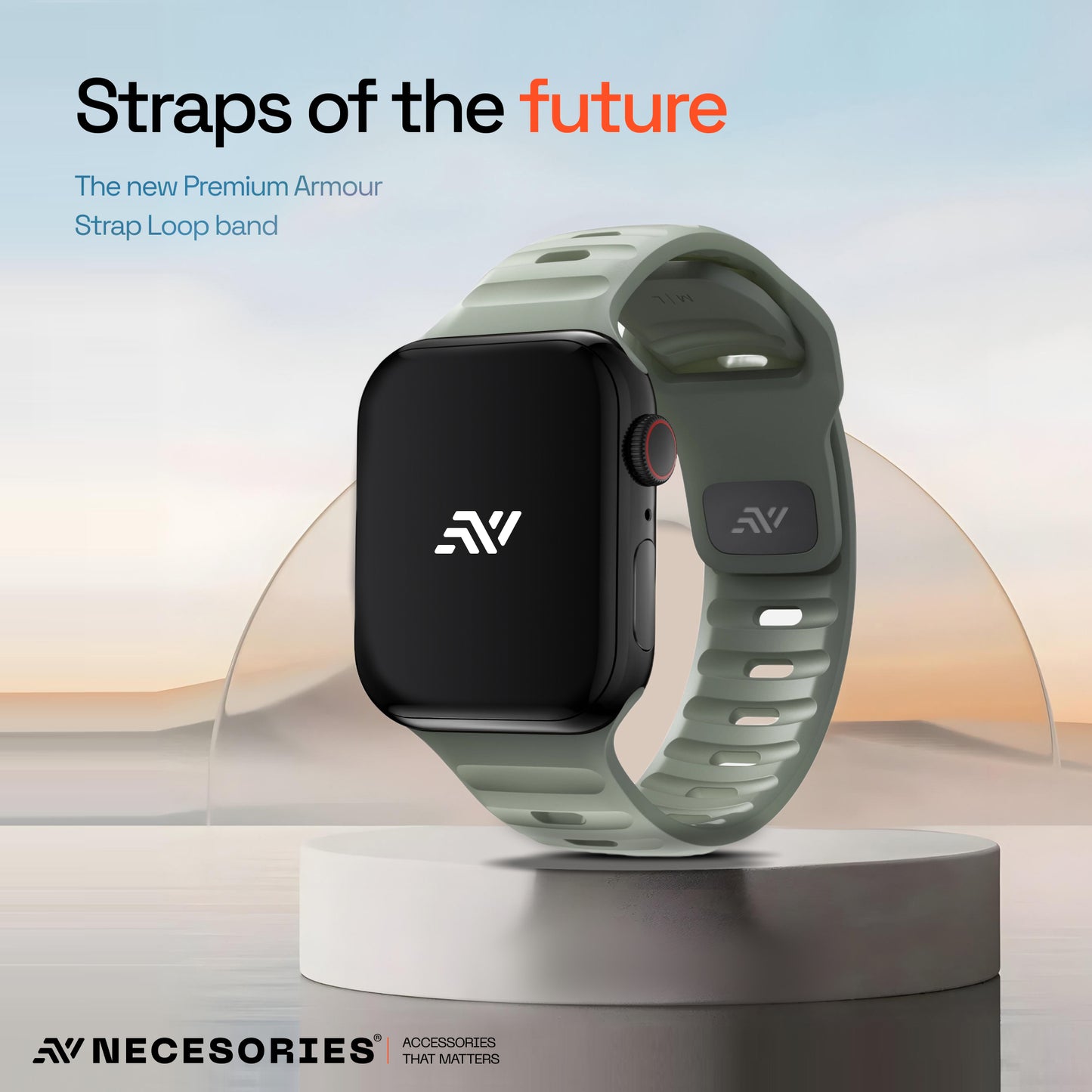 Sport Silicon Rugged Armour Strap