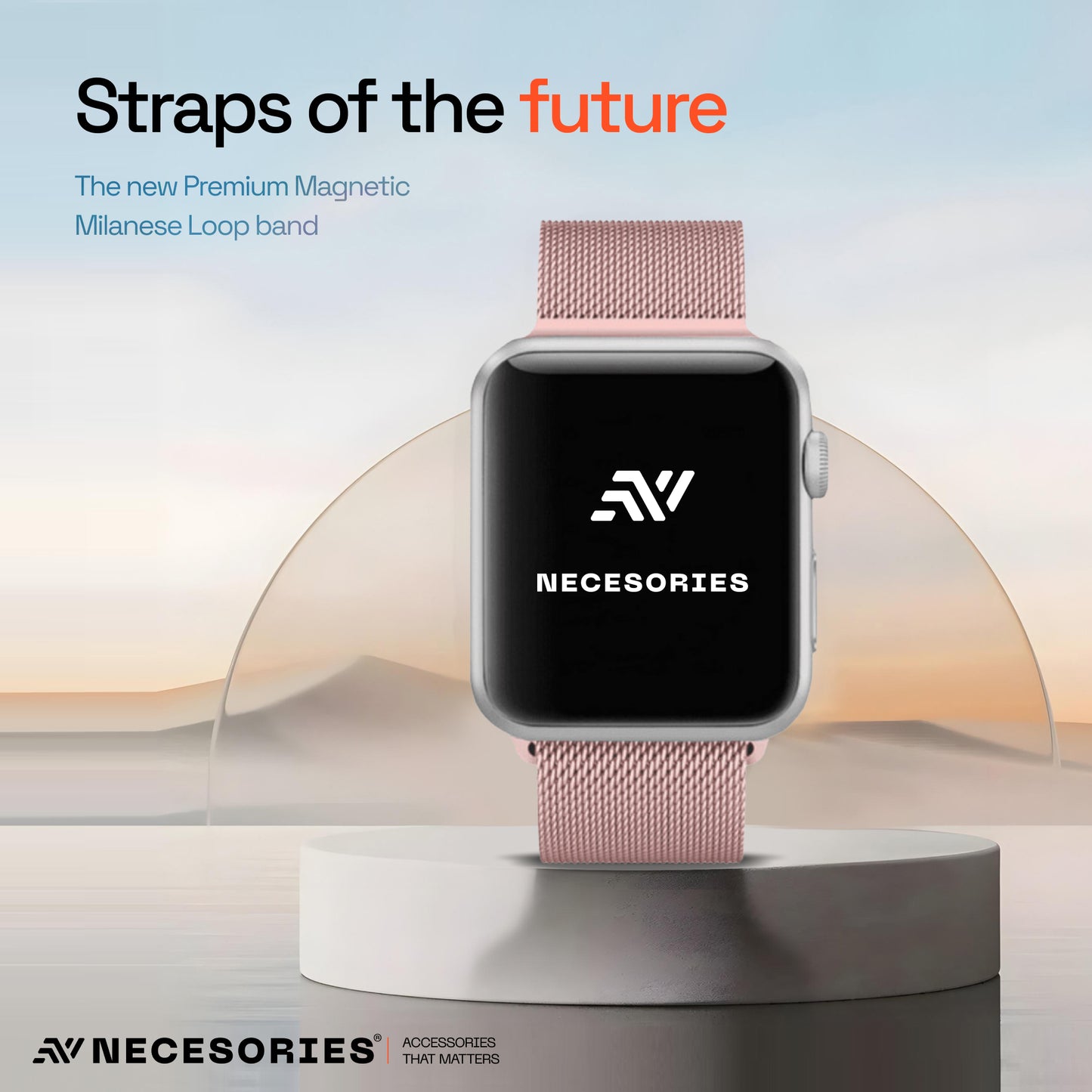 Magnetic Milanese Loop iWatch Strap