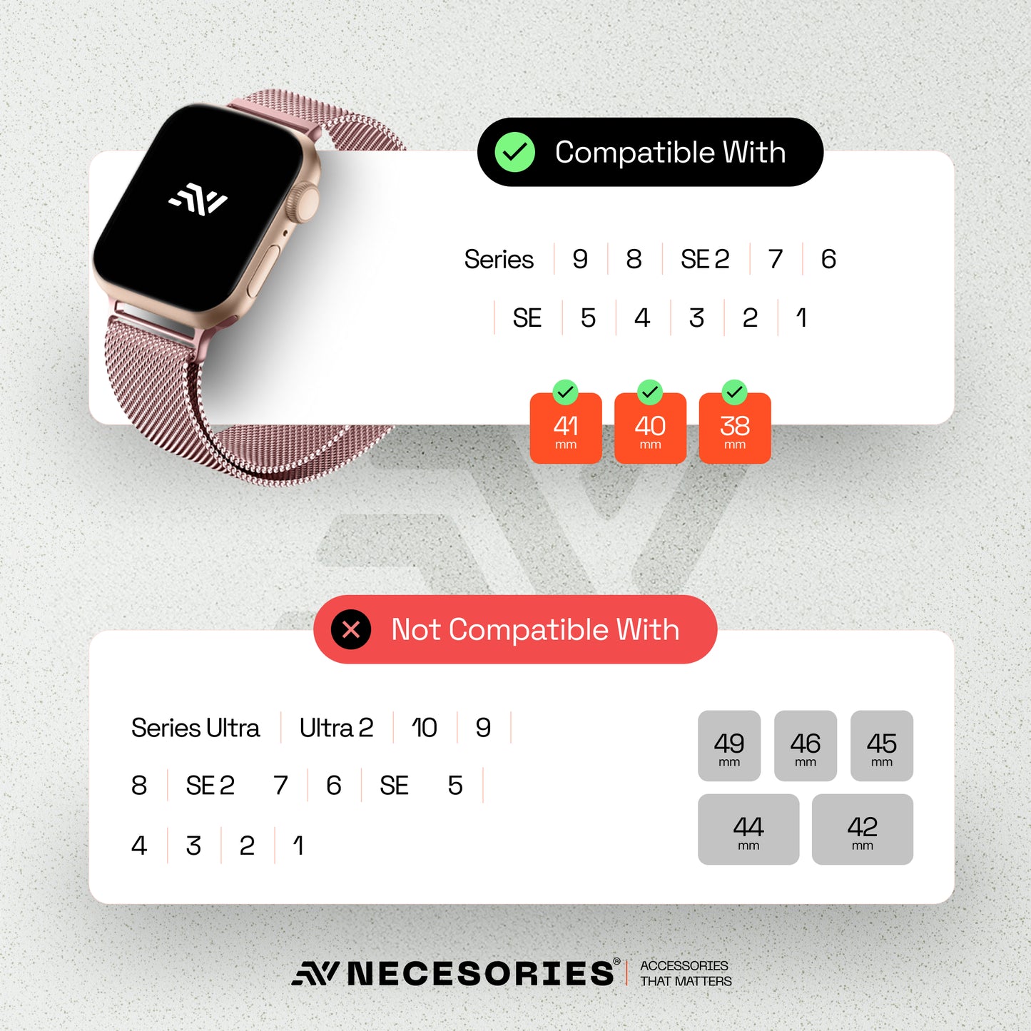 Magnetic Milanese Loop iWatch Strap