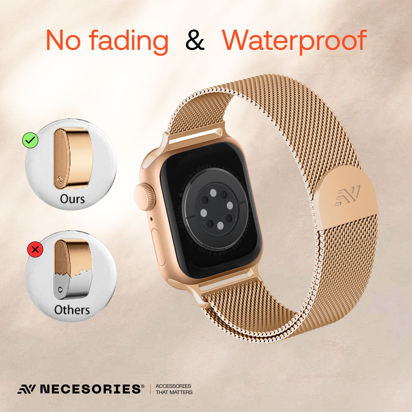 Magnetic Milanese Loop iWatch Strap