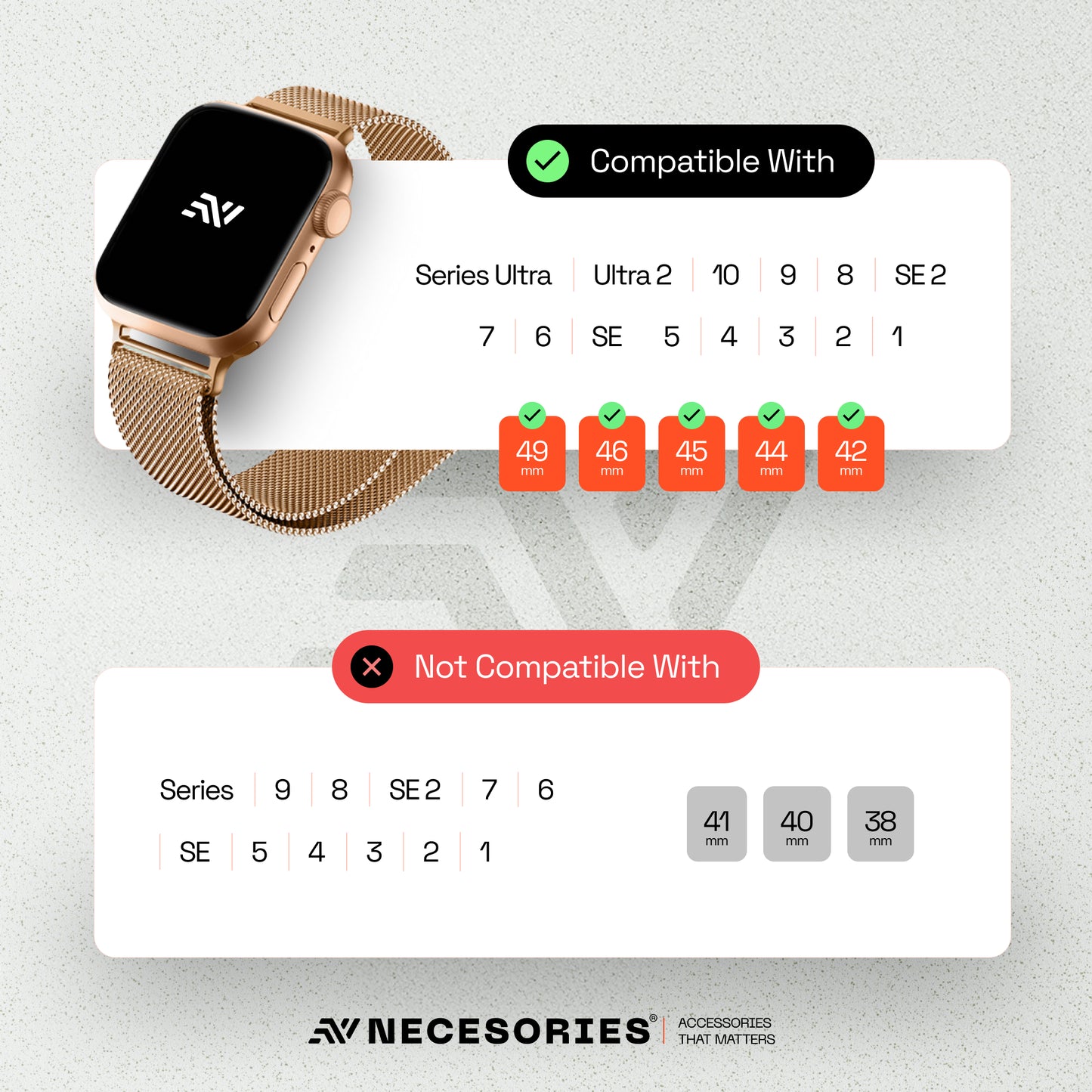 Magnetic Milanese Loop iWatch Strap