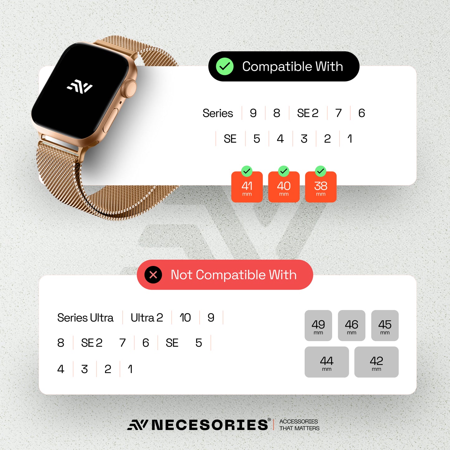 Magnetic Milanese Loop iWatch Strap