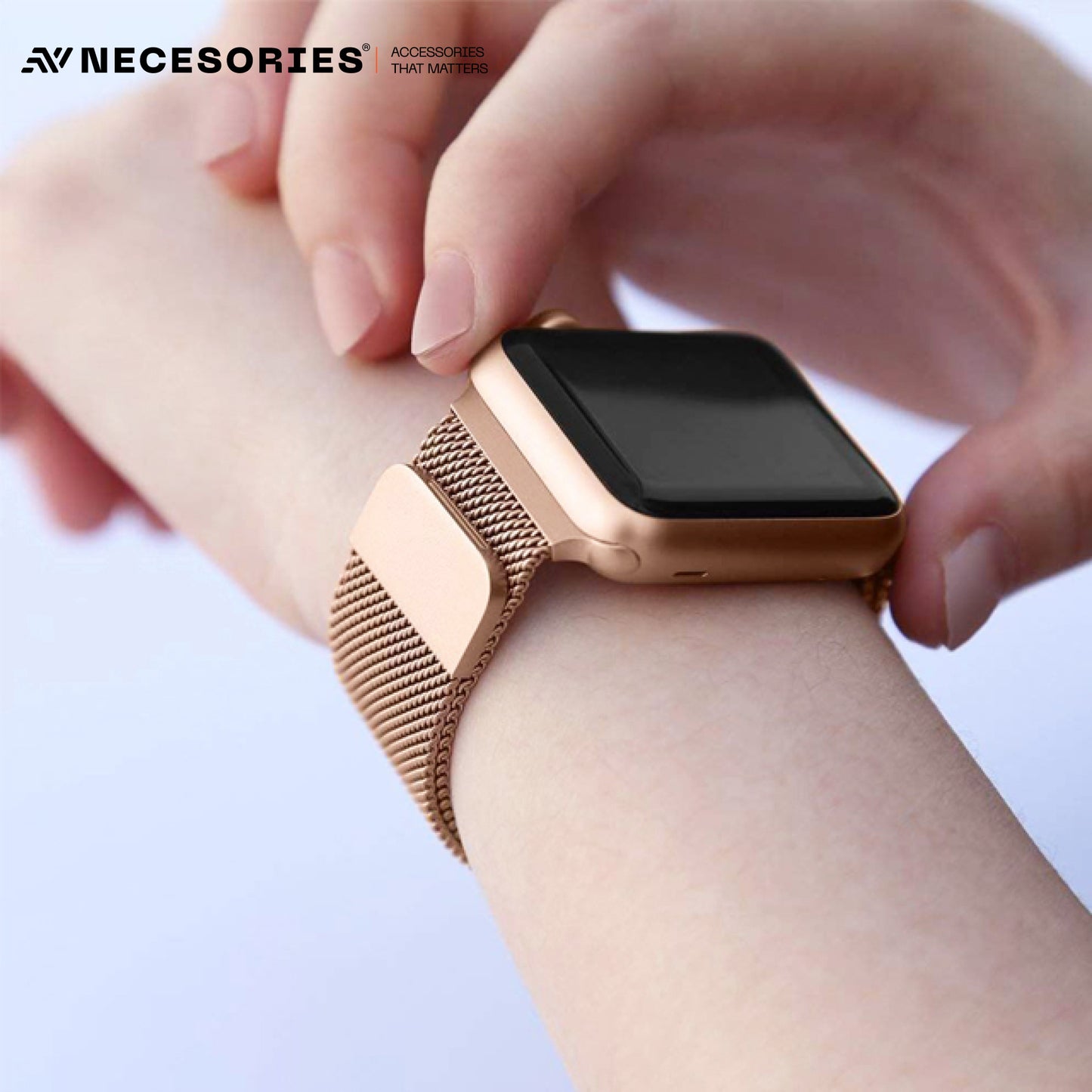 Magnetic Milanese Loop iWatch Strap