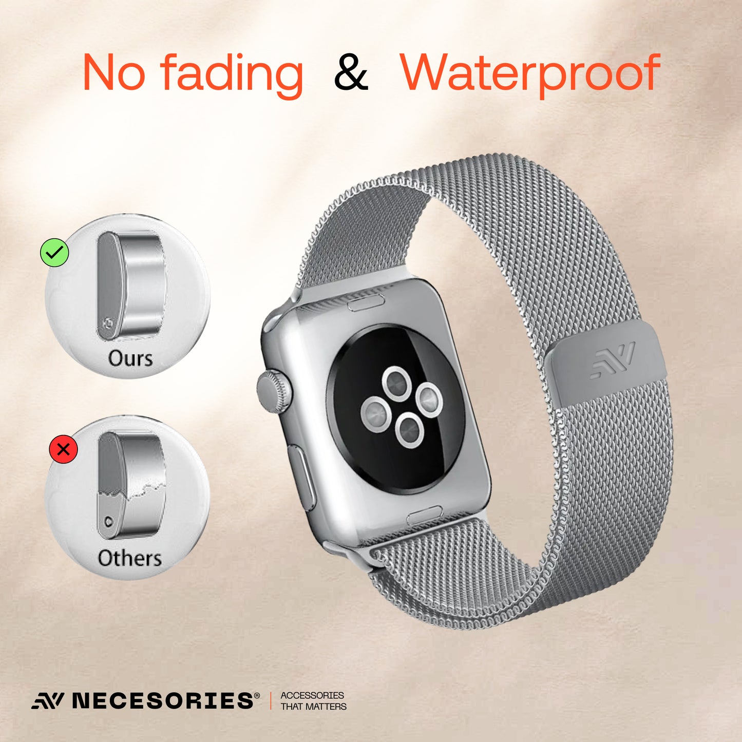 Magnetic Milanese Loop iWatch Strap