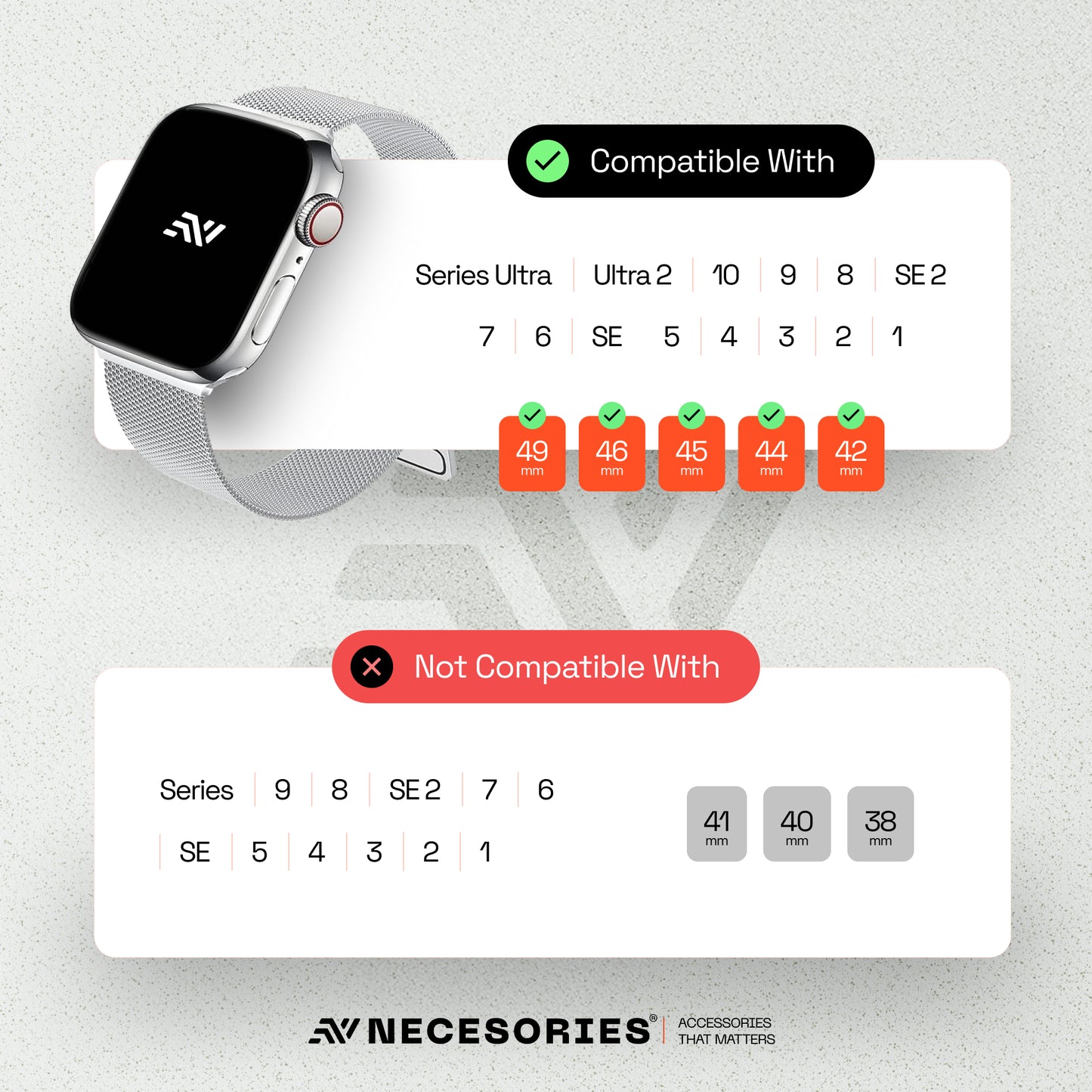 Magnetic Milanese Loop iWatch Strap