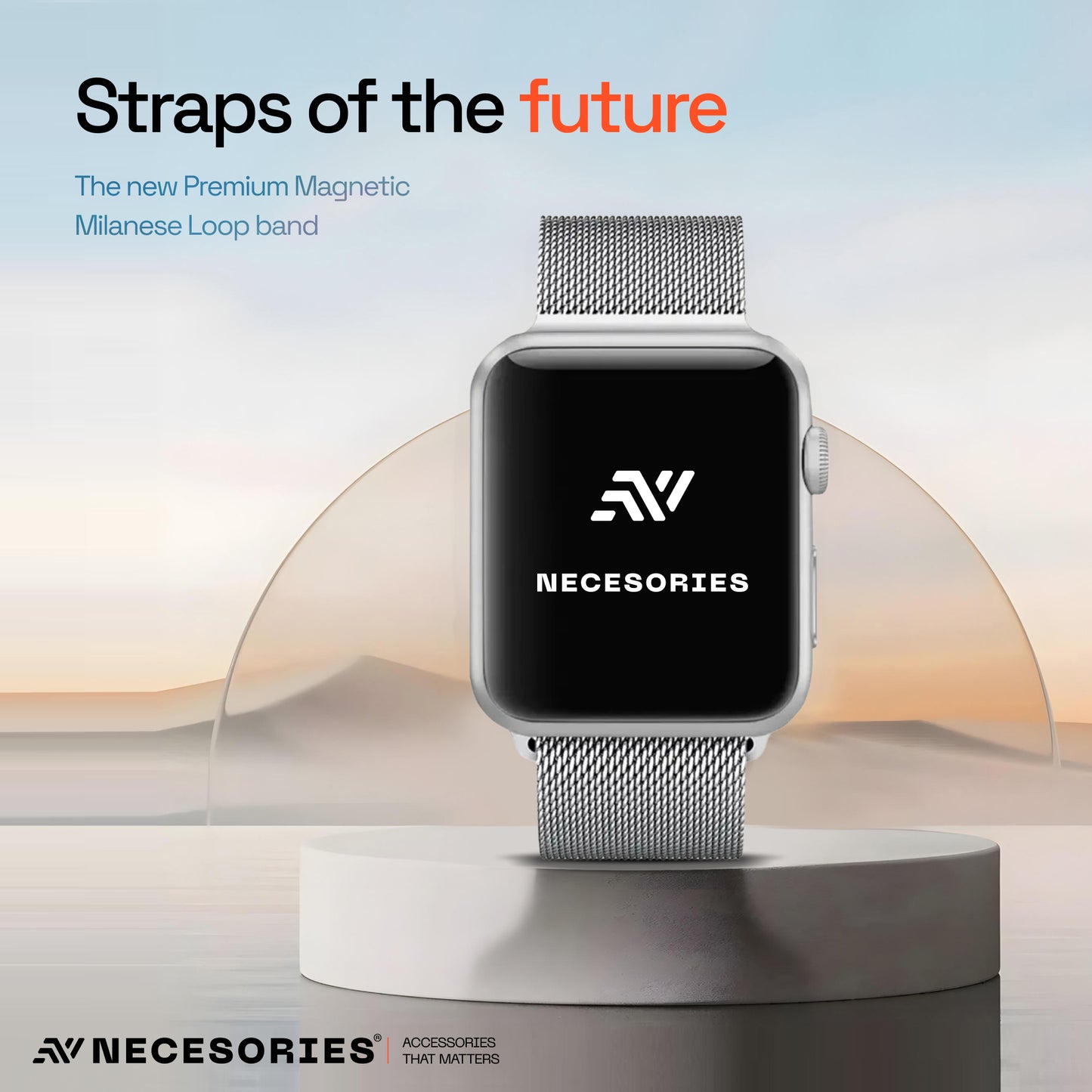 Magnetic Milanese Loop iWatch Strap