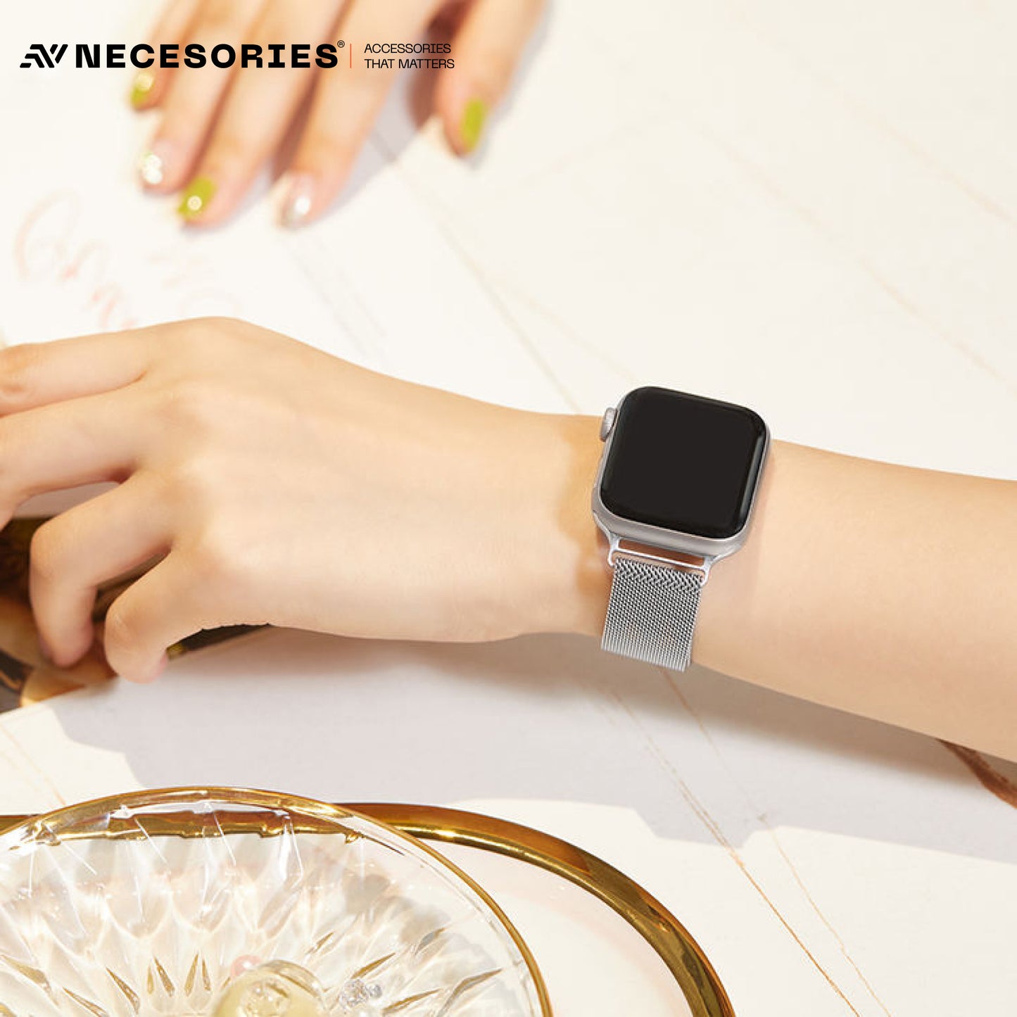 Magnetic Milanese Loop iWatch Strap