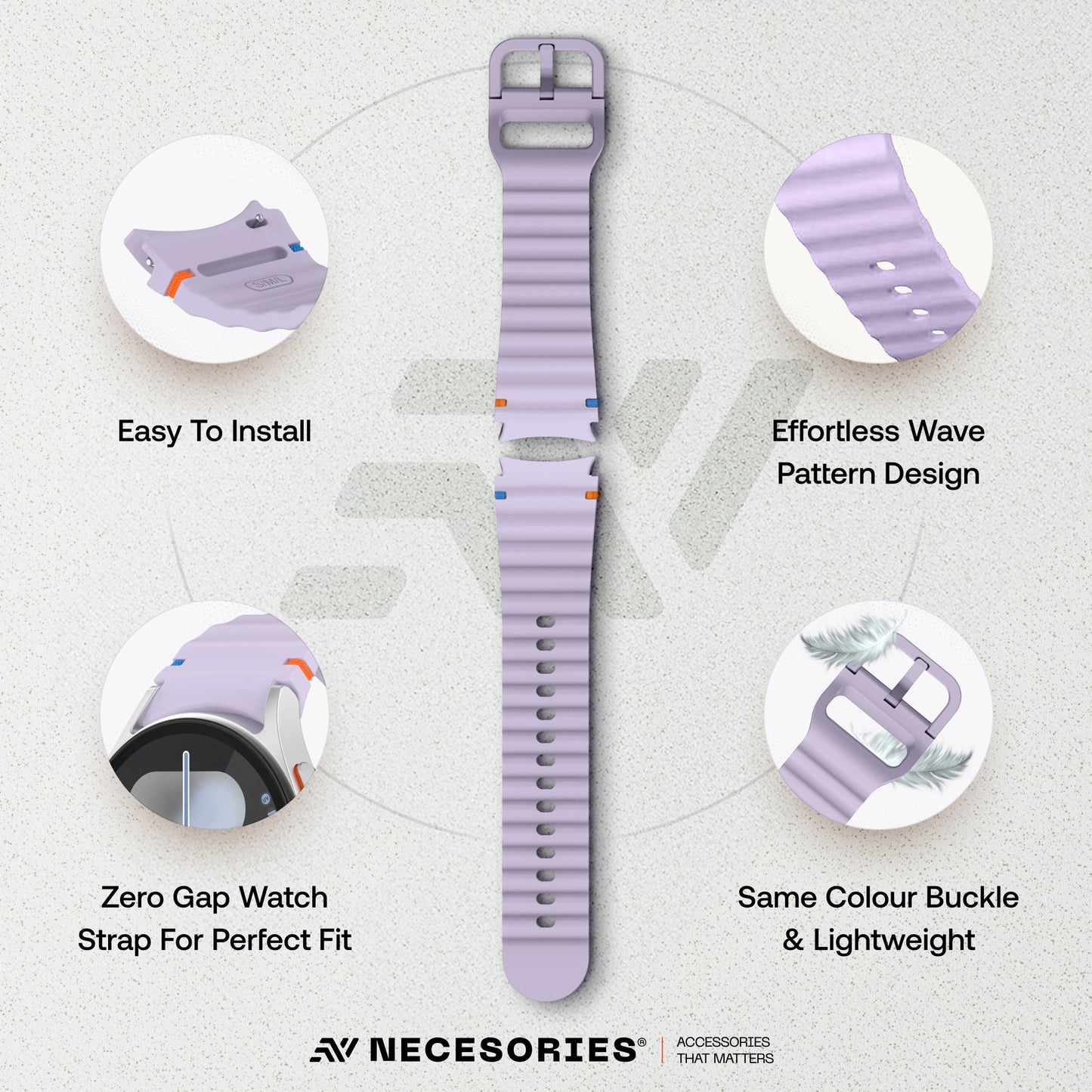 Silicon Marine Band for Samsung Galaxy Watch