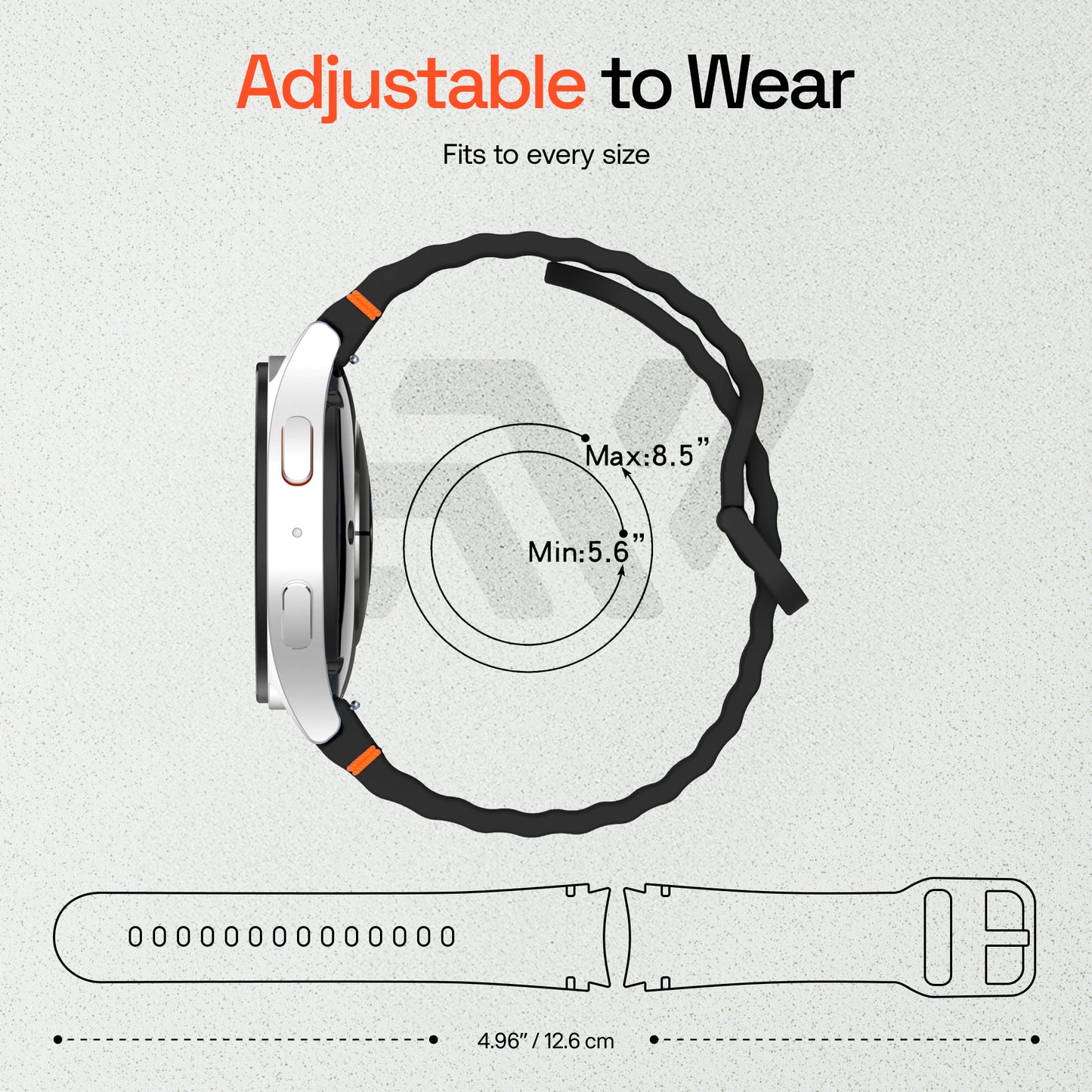 Silicon Marine Band for Samsung Galaxy Watch
