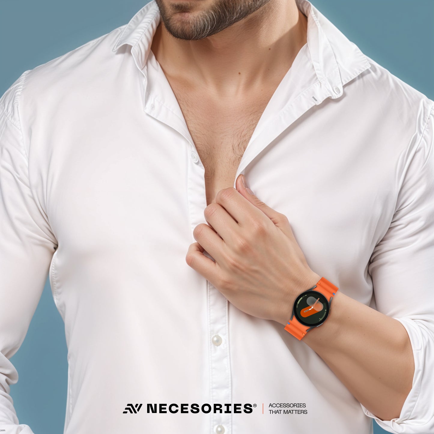 Silicon Marine Band for Samsung Galaxy Watch 20MM