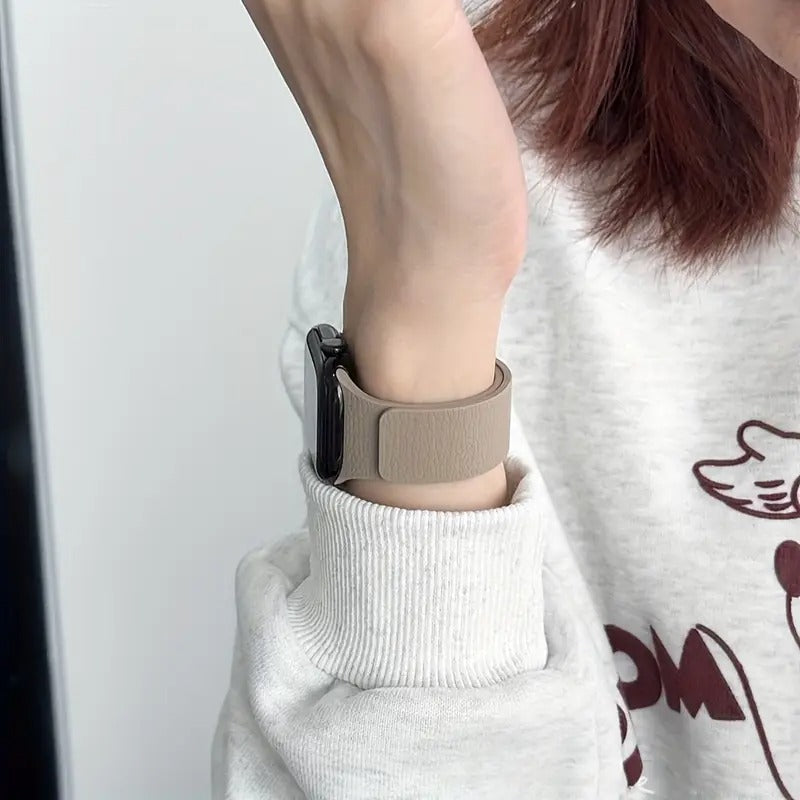 Necesories Magnetic Silicone Snap on Iwatch Strap