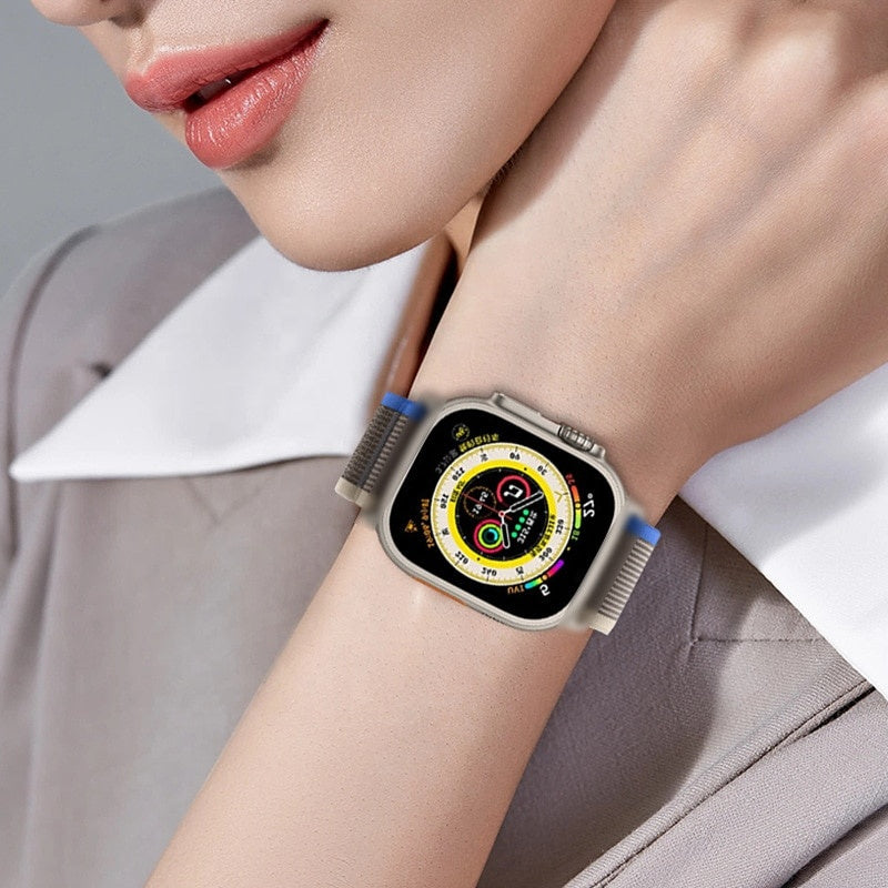 Nylon Weave Pull Tab Iwatch Strap