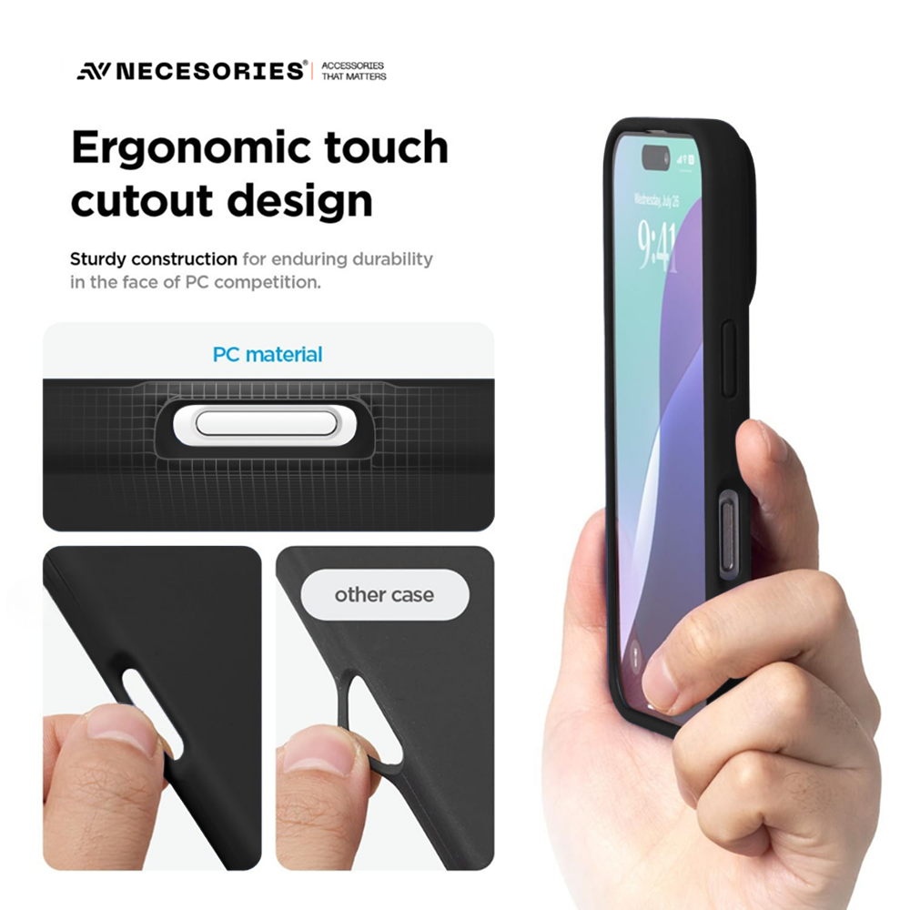 Necesories Liquid Silicone Case for iPhone 17 Series Case