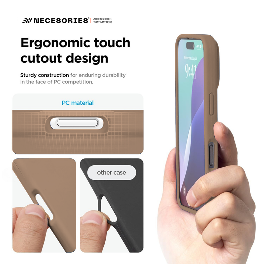 Necesories Liquid Silicone Case for iPhone 17 Series Case