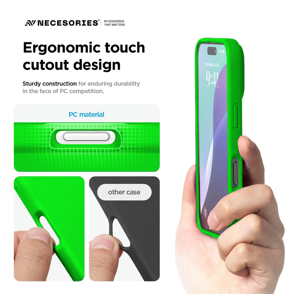 Necesories Liquid Silicone Case for iPhone 17 Series Case